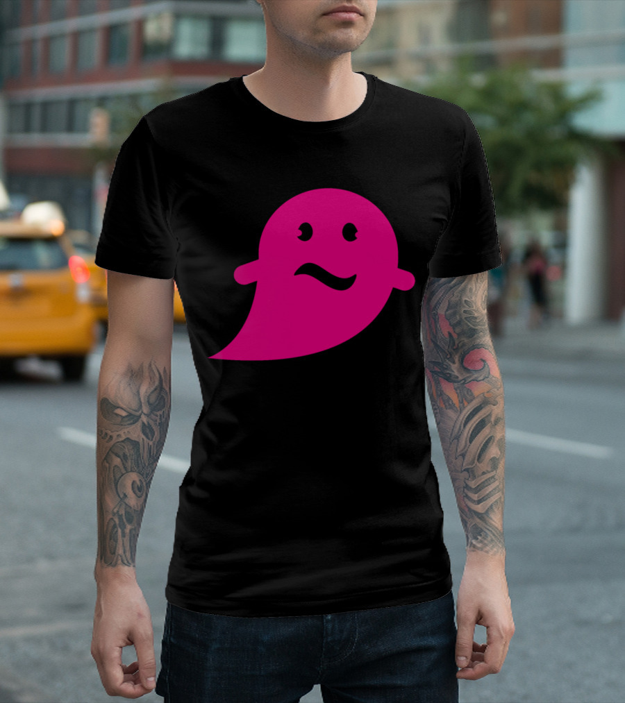 Halloween Pink Ghost Monster Skeleton Zombie T-Shirt