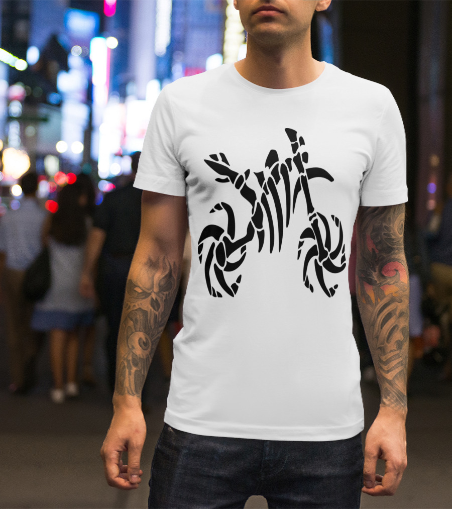 Enduroskeleton Dark Motocross Ribcage T-Shirt