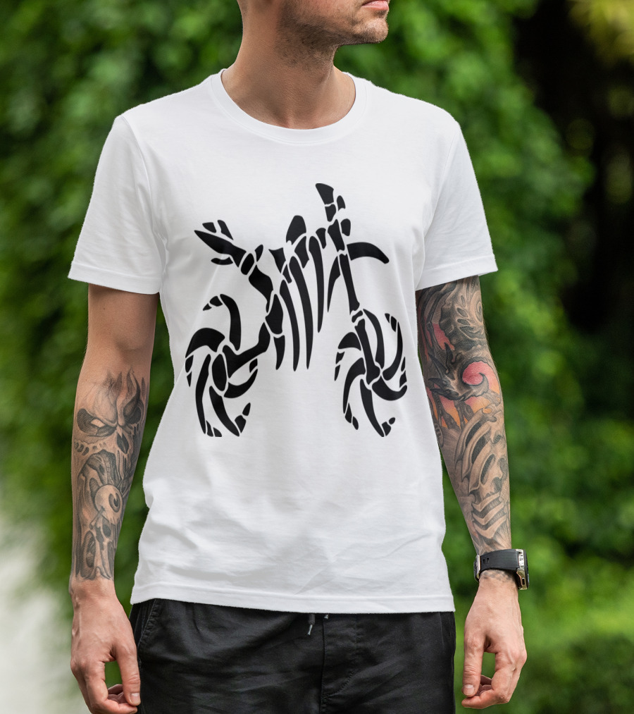 Enduroskeleton Dark Motocross Ribcage T-Shirt