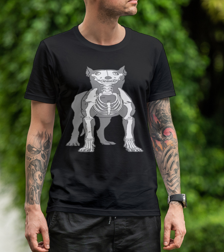 Dog Anatomy Skeleton T-Shirt