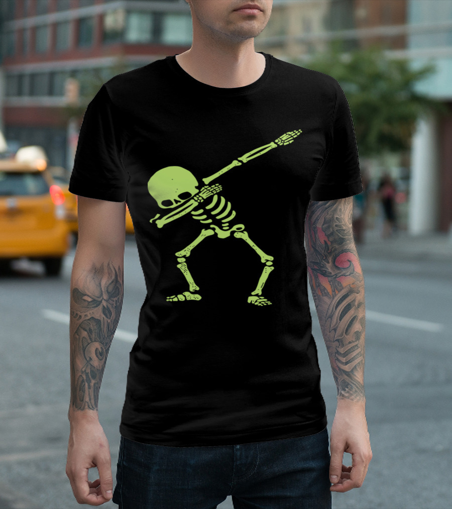 Skeleton Dab Hip Hop Skull Dance Pose T-Shirt