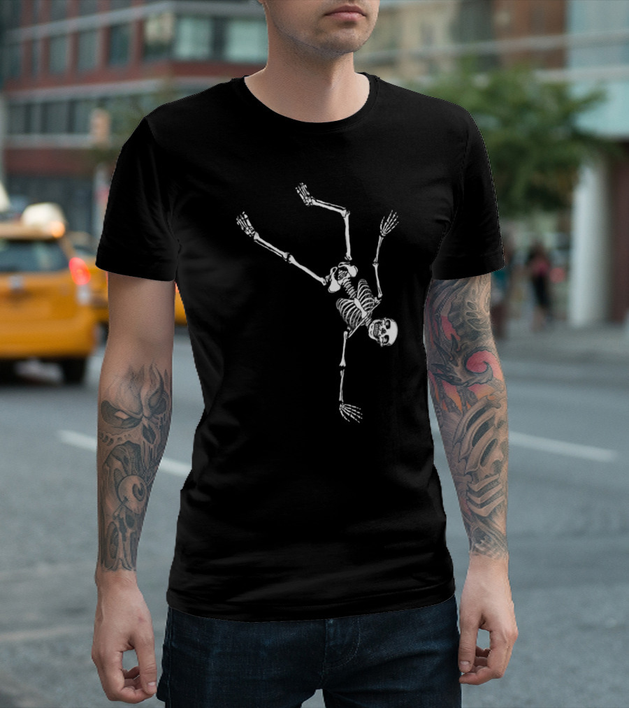 Parcours Jump Skeleton Freefall Motion T-Shirt