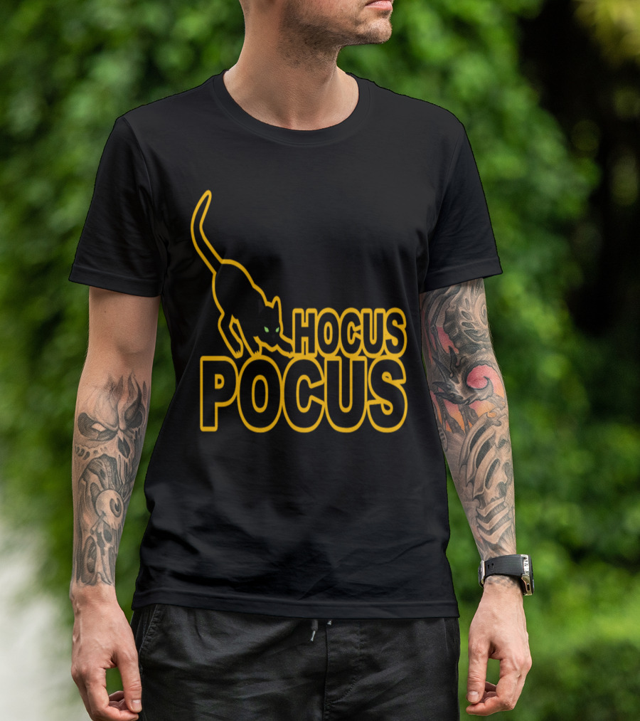 Hocus Pocus Black Cat Halloween Magic T-Shirt