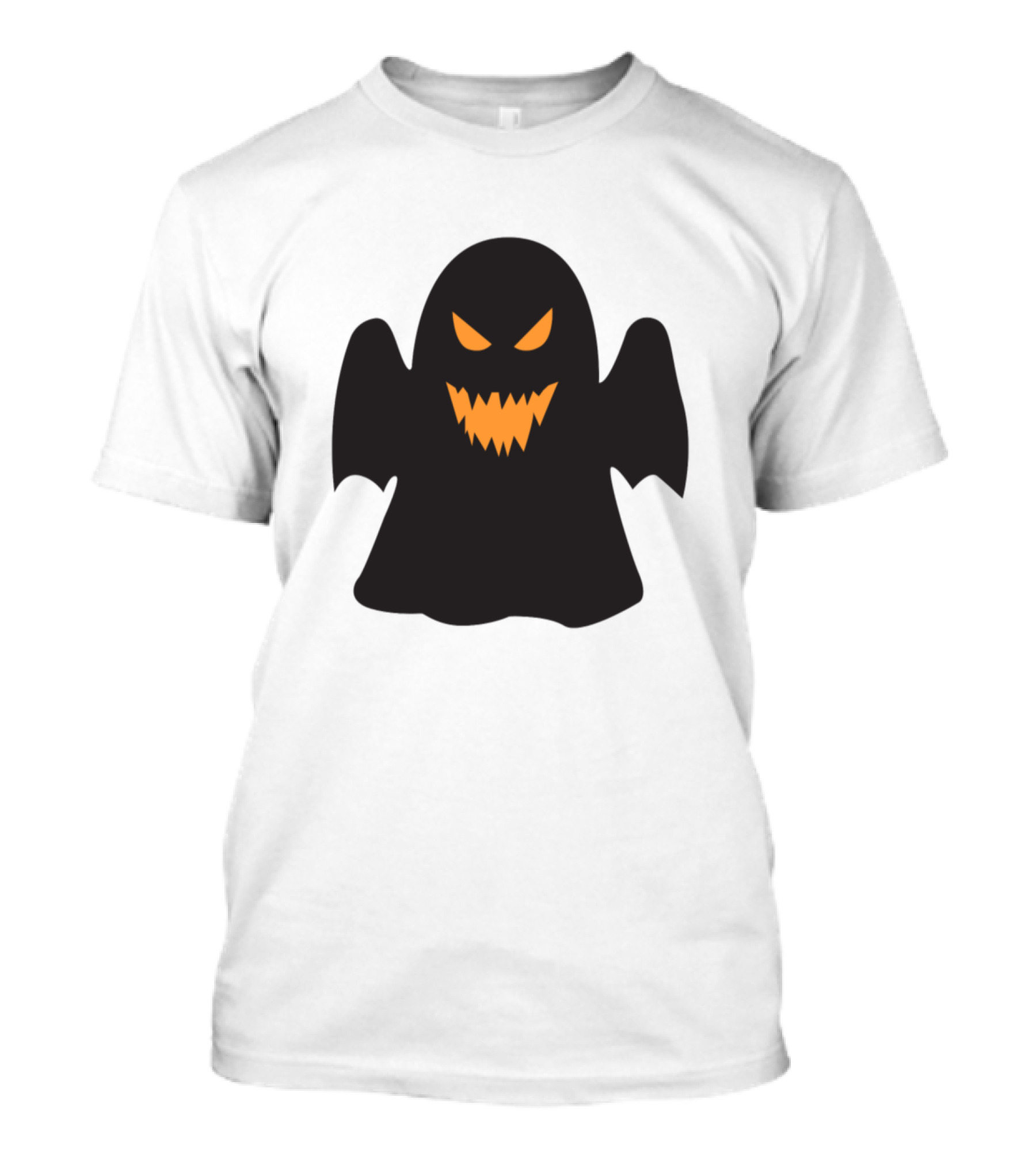 Halloween Ghost With Scary Face For Trick Or Treat T-Shirt