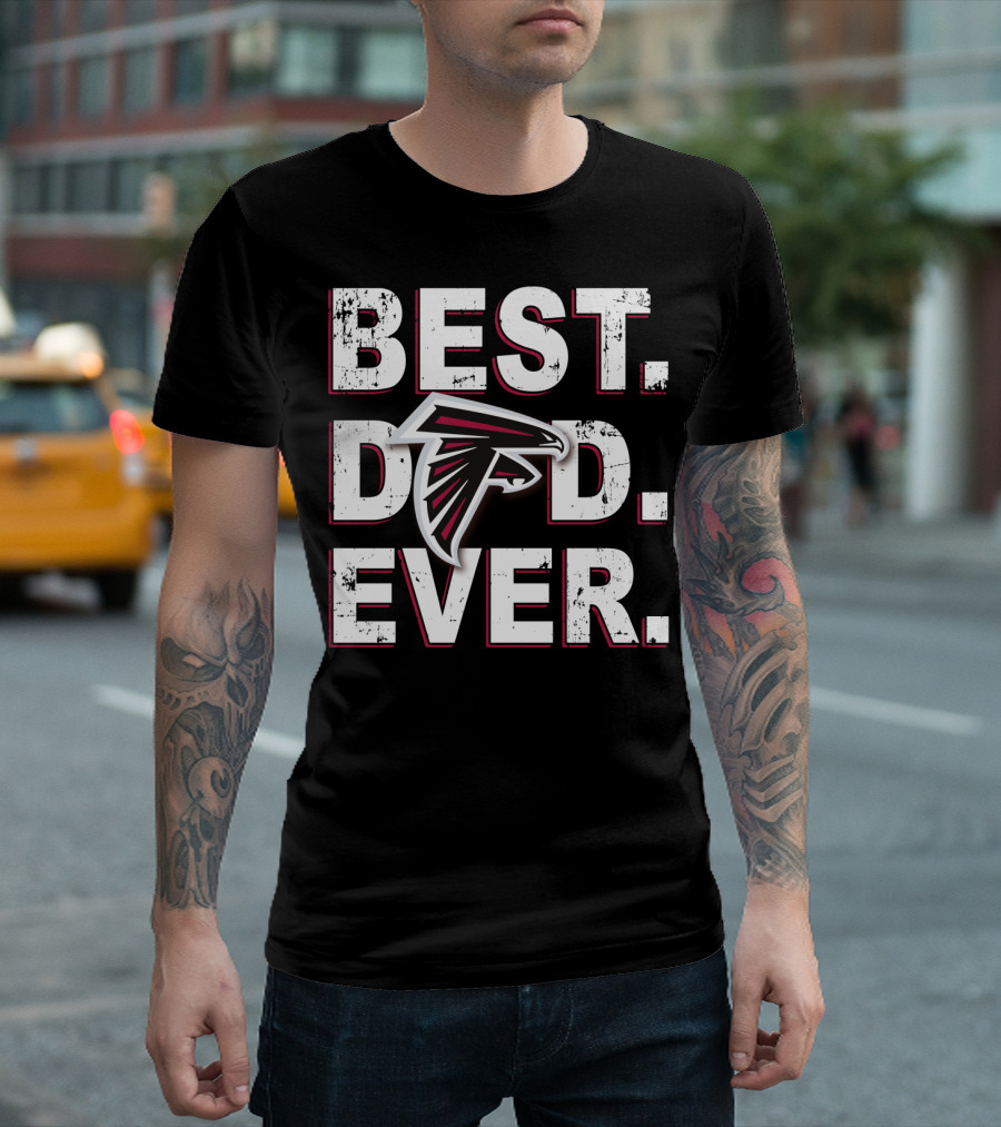 Best Dad Ever Falcons Nfl Team T-Shirt