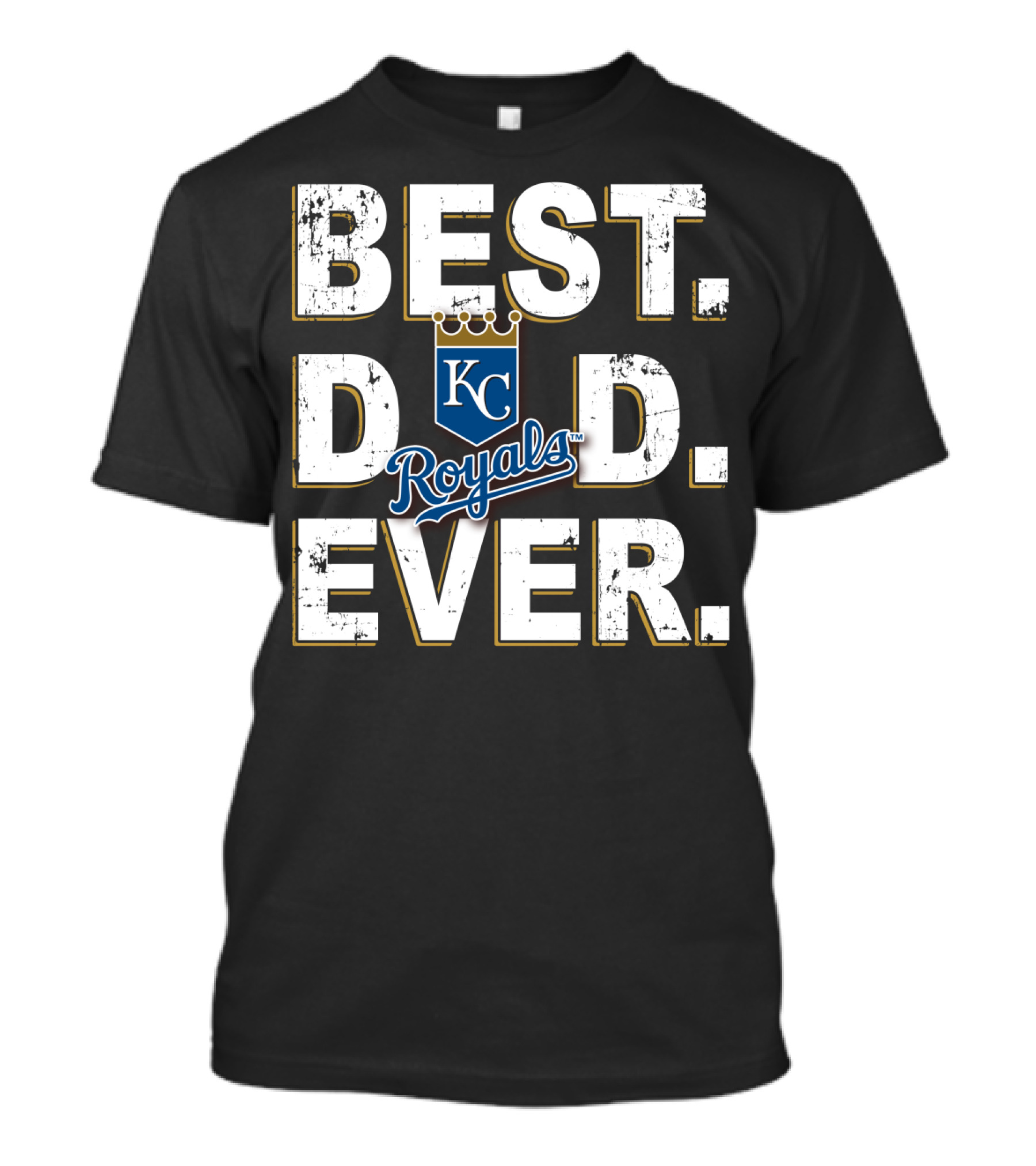 Best Dad Ever KC Royals T-Shirt
