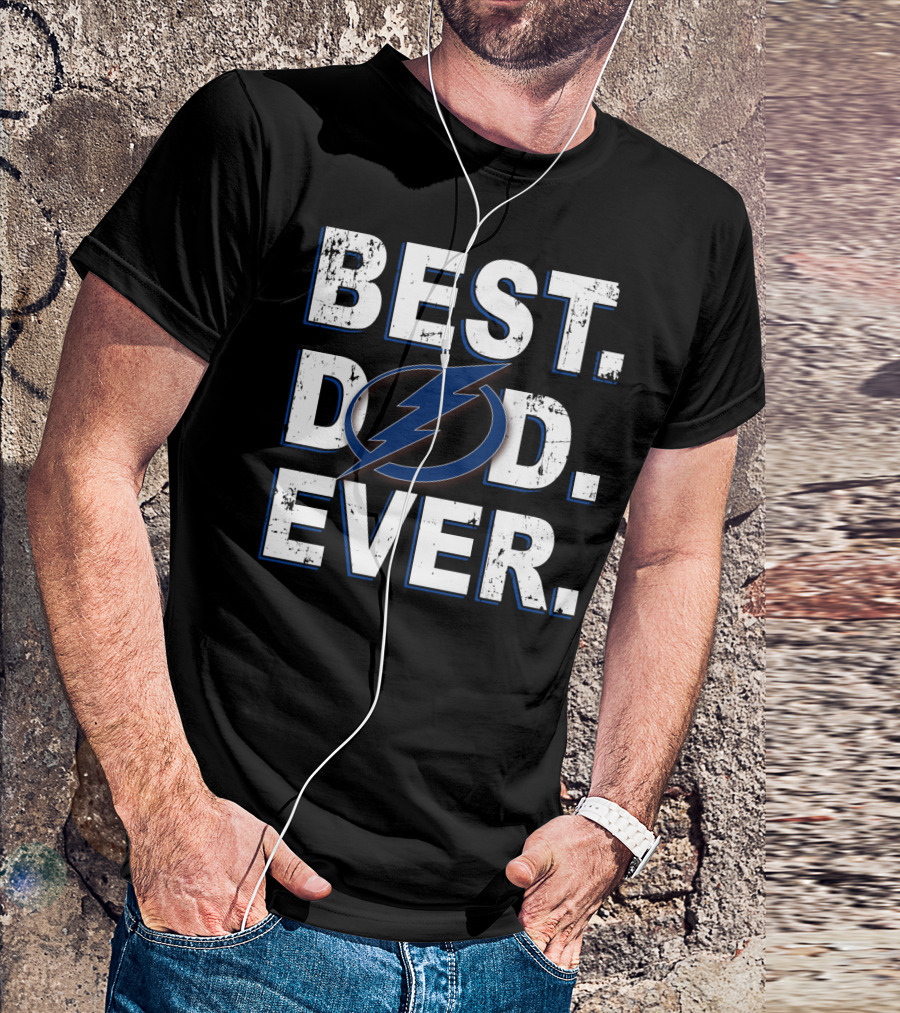 Best Dad Ever Tampa Bay Lightning T-Shirt