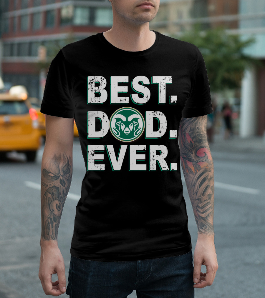BEST DAD EVER COLORADO STATE RAMS LOGO CLASSIC T-Shirt