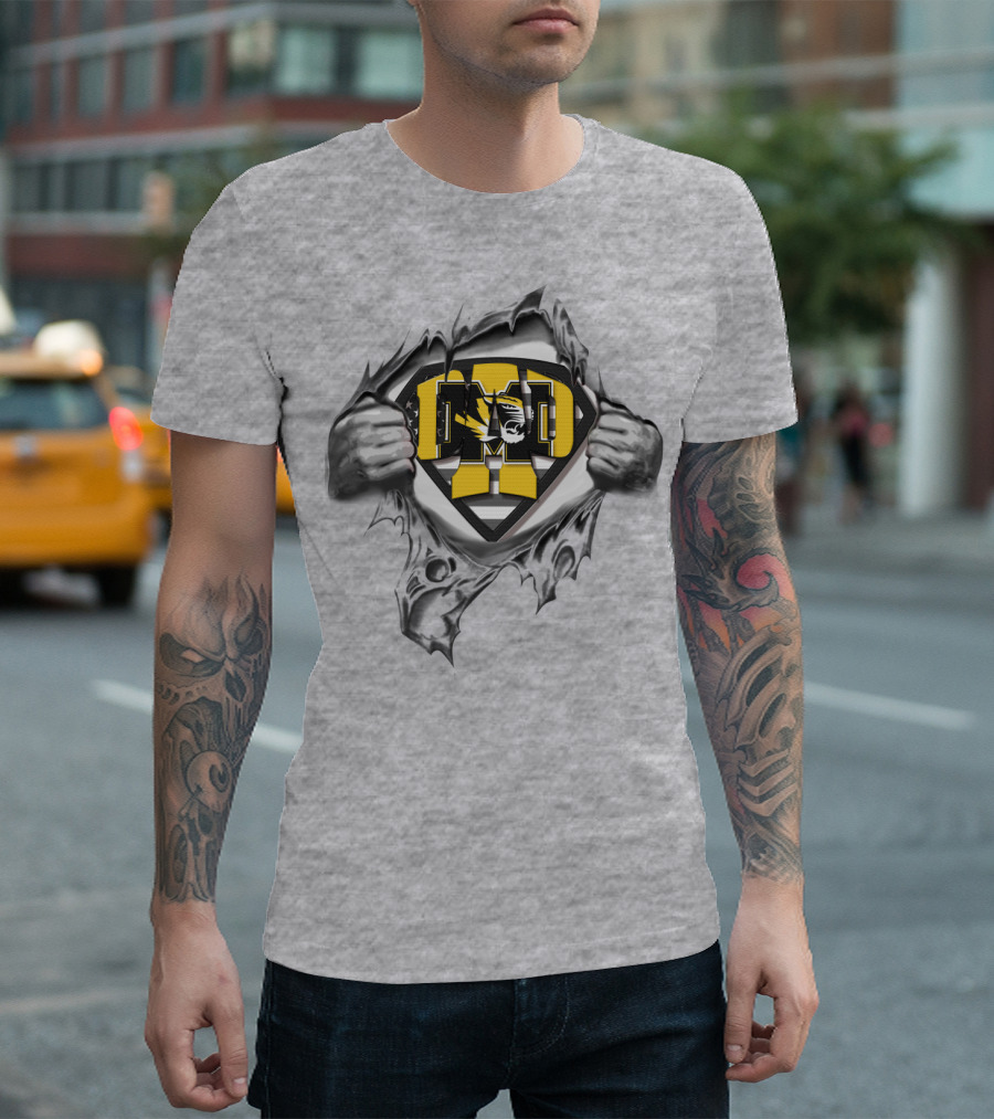 SUPERDAD MIZZOU FOOTBALL TIGERS T-Shirt