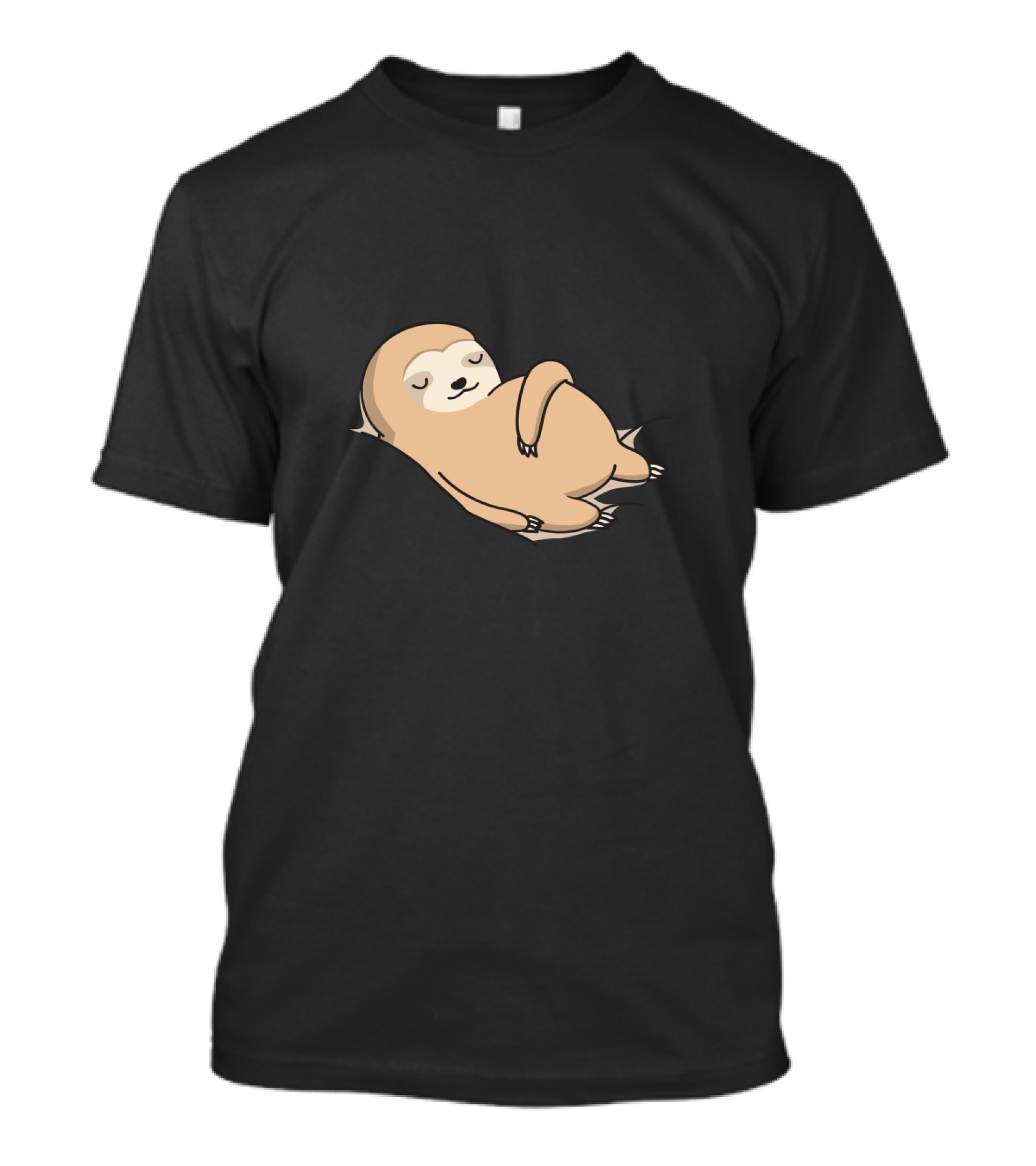 Namakemono Atsume Cute Sleeping Sloth Relaxed Cartoon Japan T-Shirt