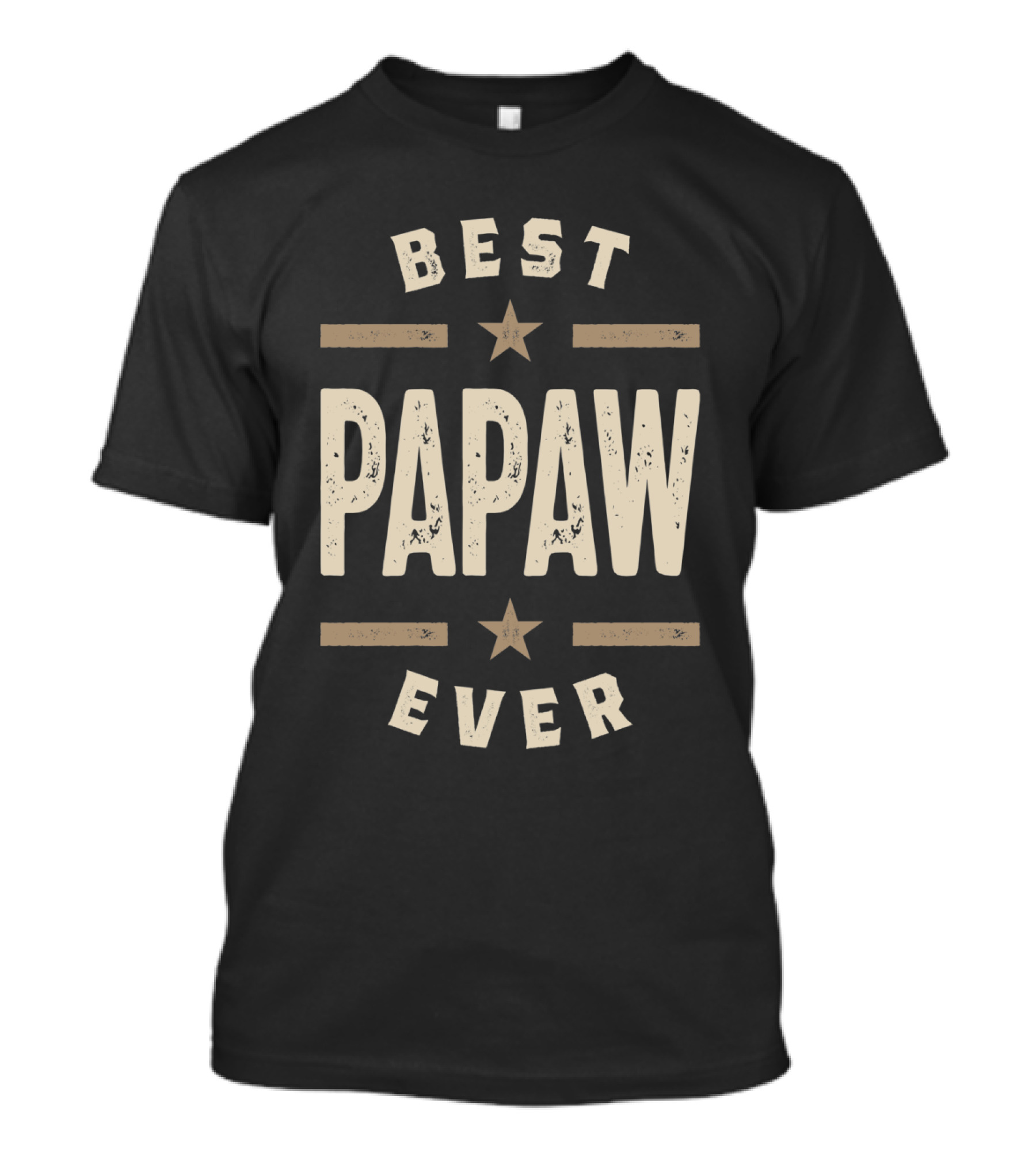 Best Papaw Ever Stars And Stripes Vintage T-Shirt