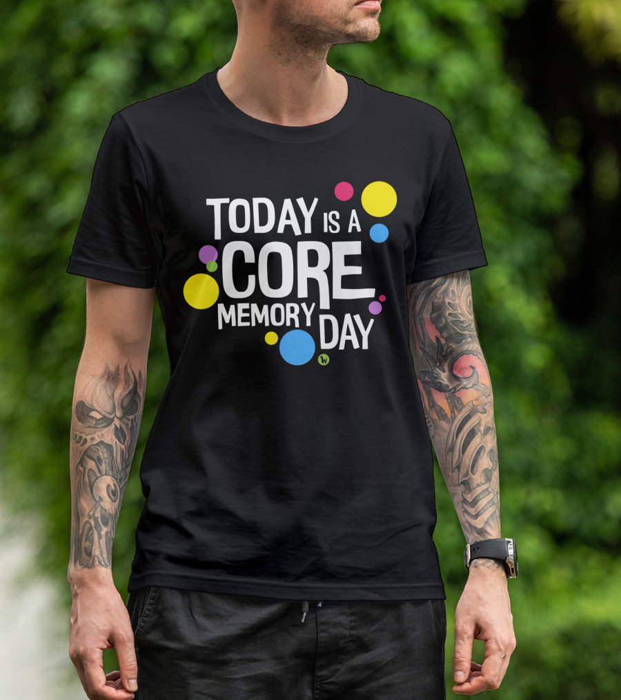 Today Is A Core Memory Day Inside Out Pixar Inspired T-Shirt