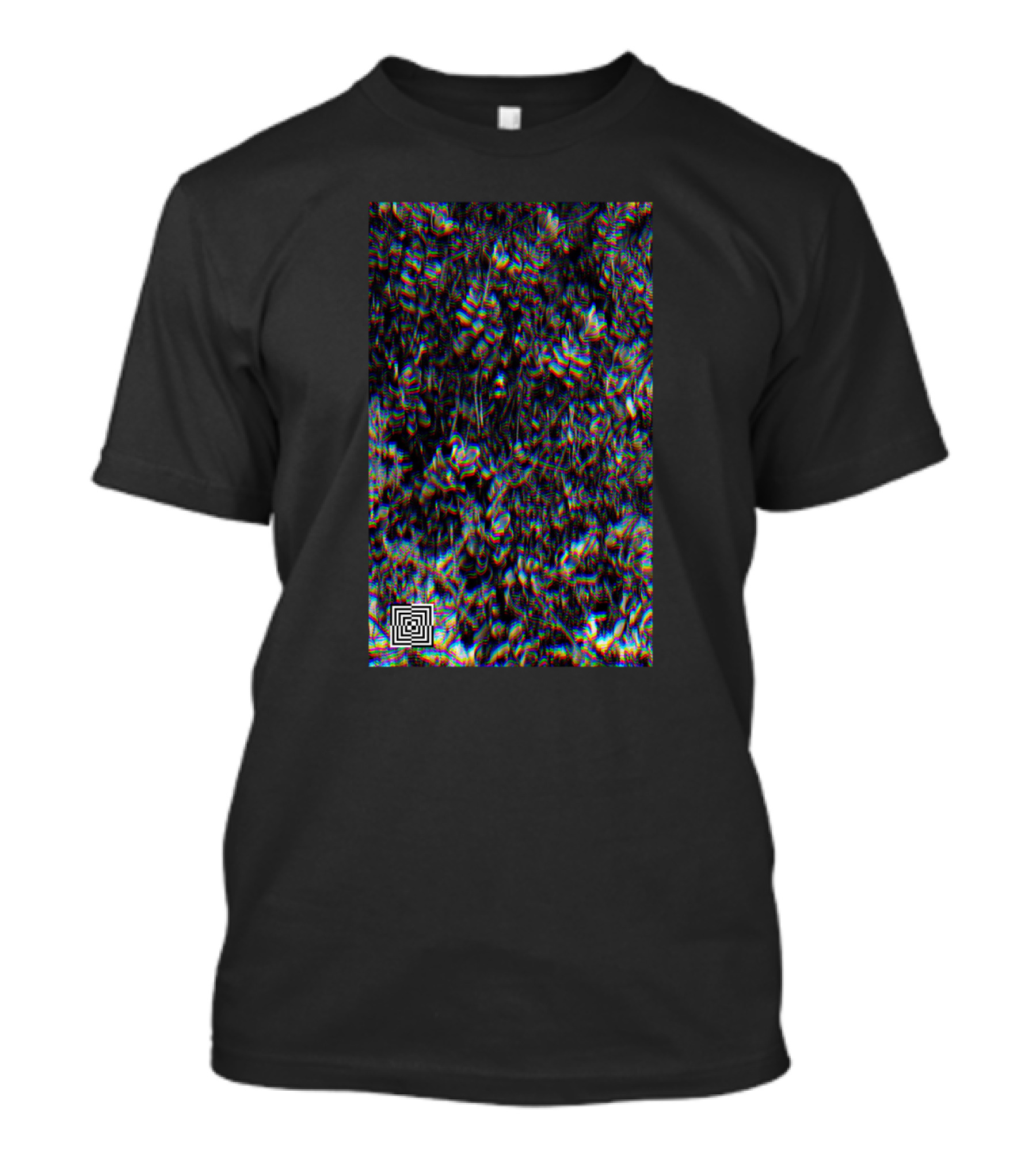 Trippy Plants Hypnotic Maze Pattern Optical Illusion T-Shirt