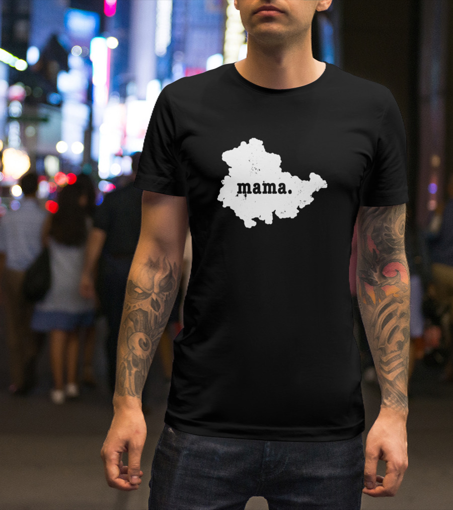 Thuringia Germany Mama Map T-Shirt