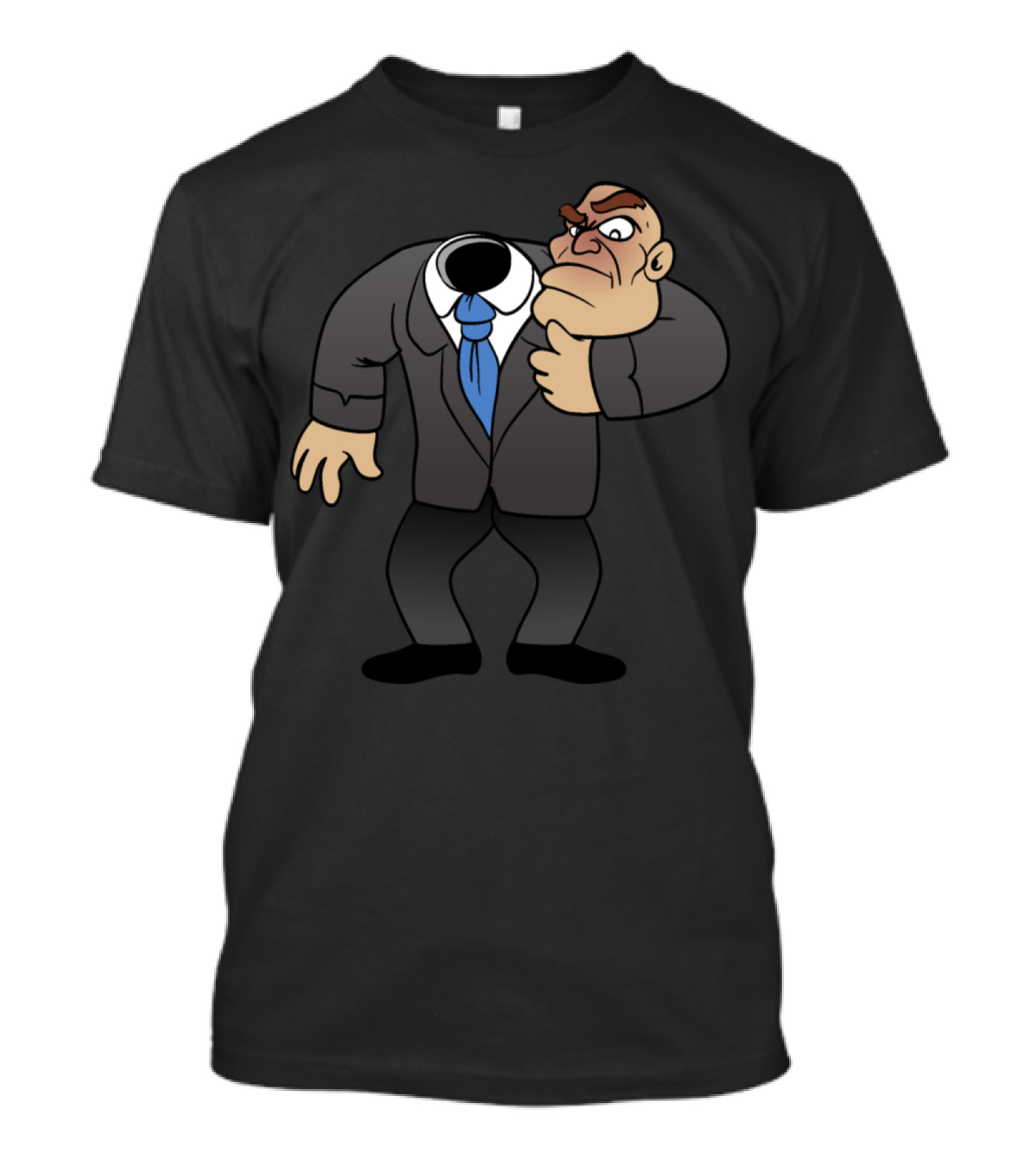 Halloween Monster Zombie Undead Headless Businessman T-Shirt