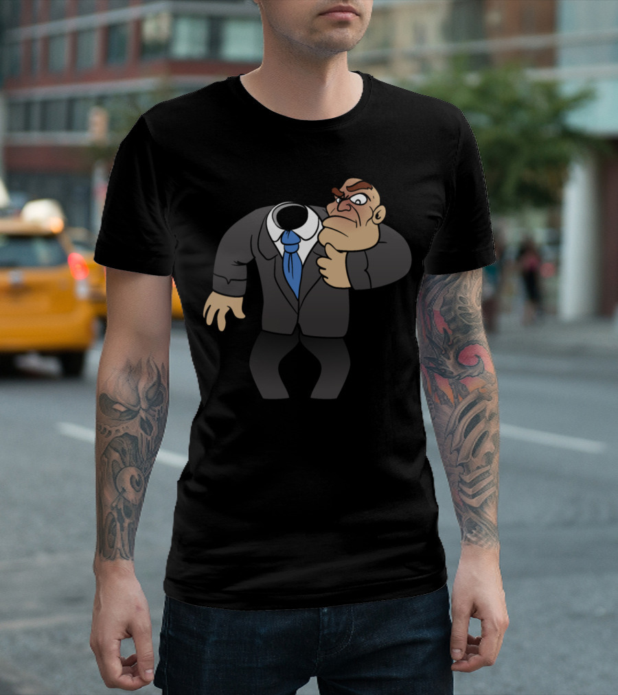 Halloween Monster Zombie Undead Headless Businessman T-Shirt