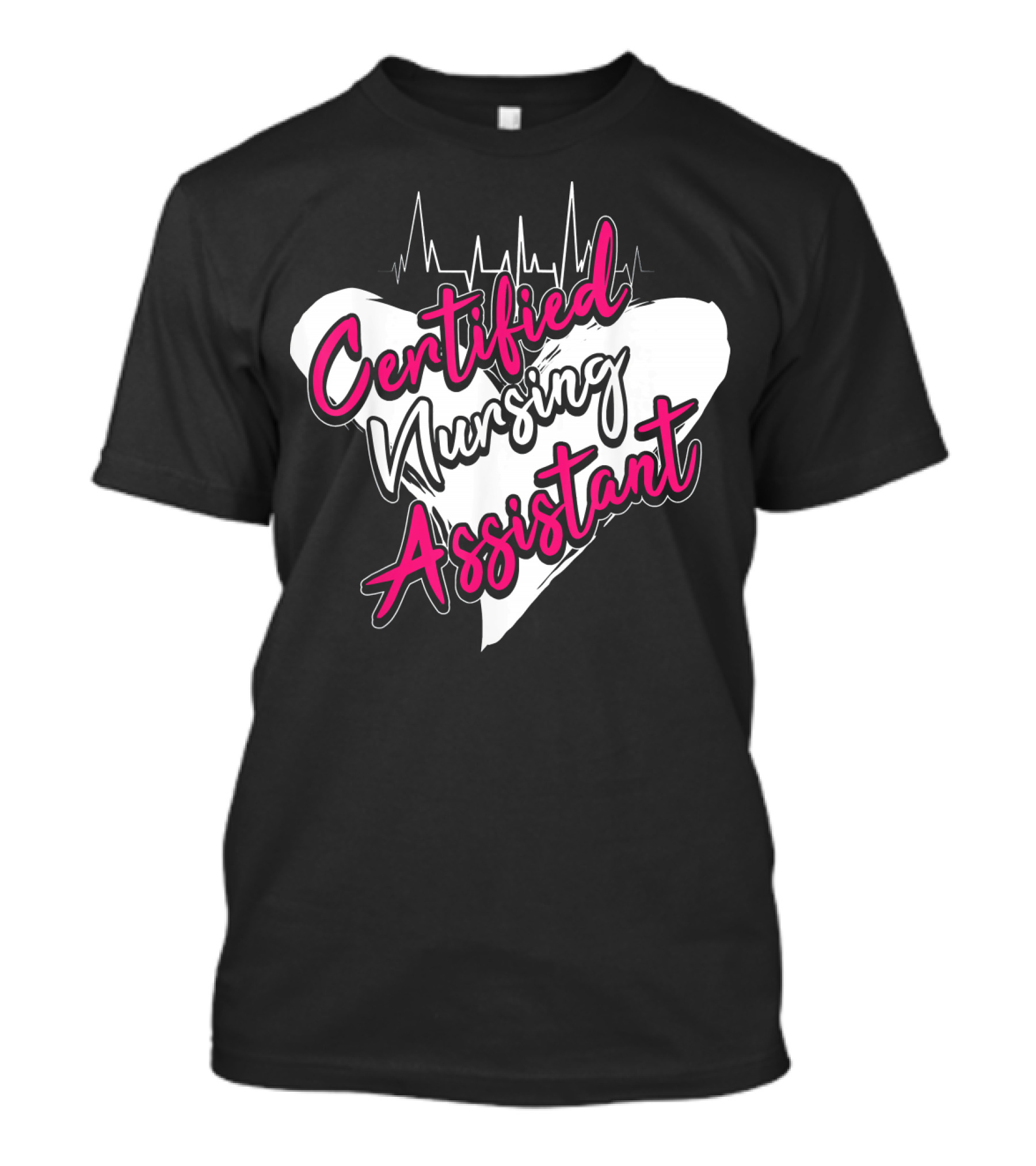 Certified Nursing Assistant Heartbeat T-Shirt