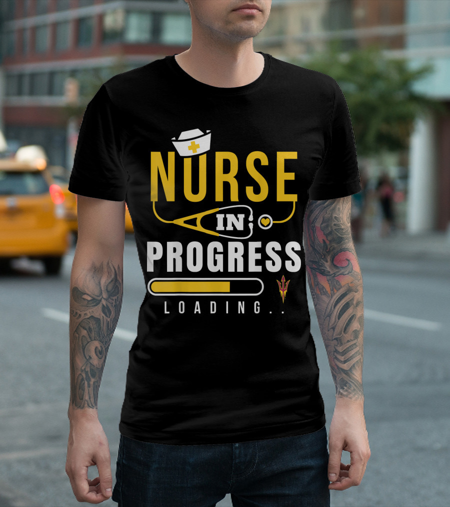 Arizona State Sun Devils Nurse in Progress Loading T-Shirt
