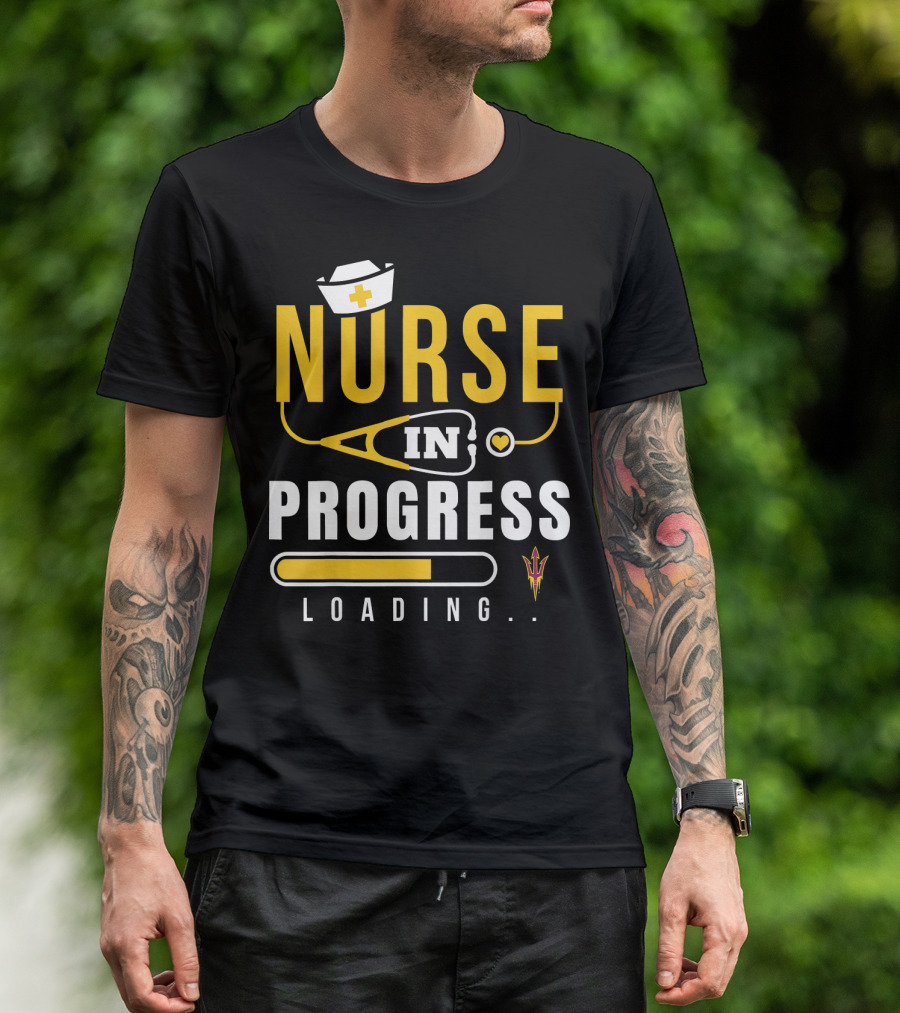 Arizona State Sun Devils Nurse In Progress Loading T-Shirt