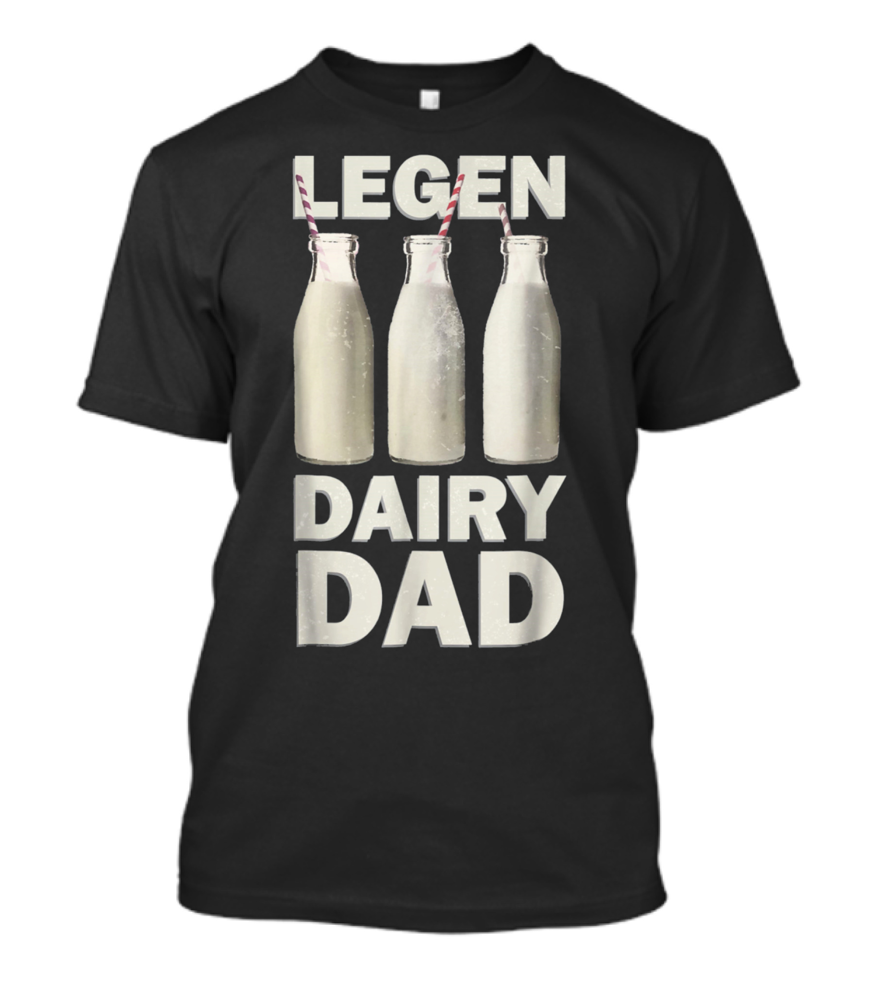 Legendairy Dad Milk Bottles T-Shirt
