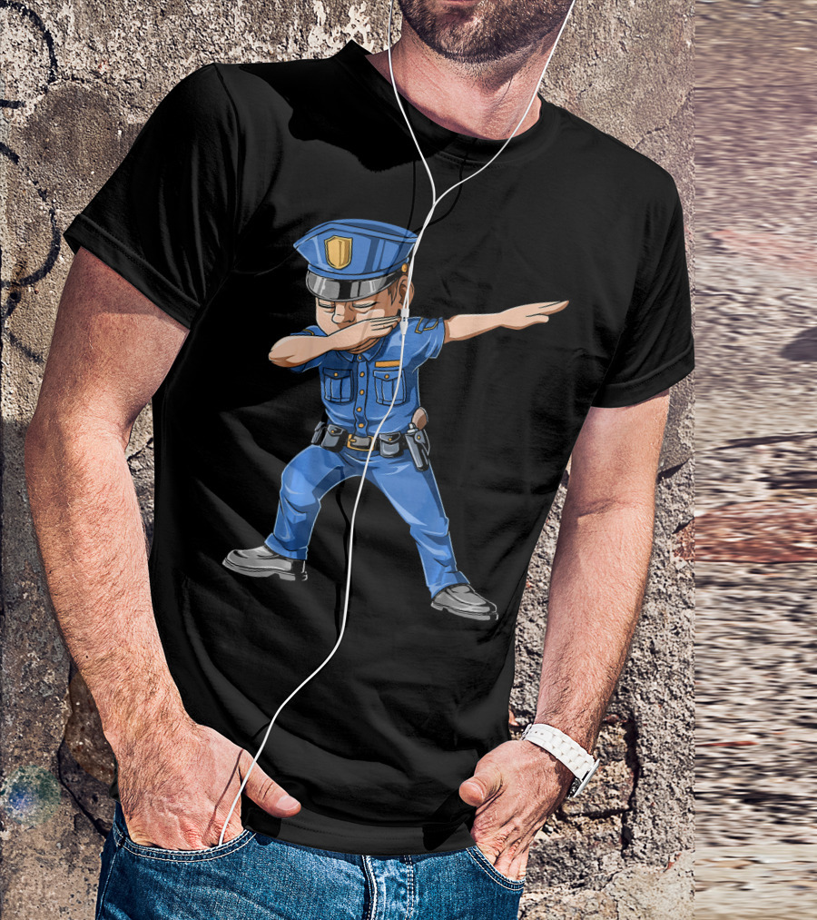 Dabbing Policeman Cop Dab Police Officer T-Shirt