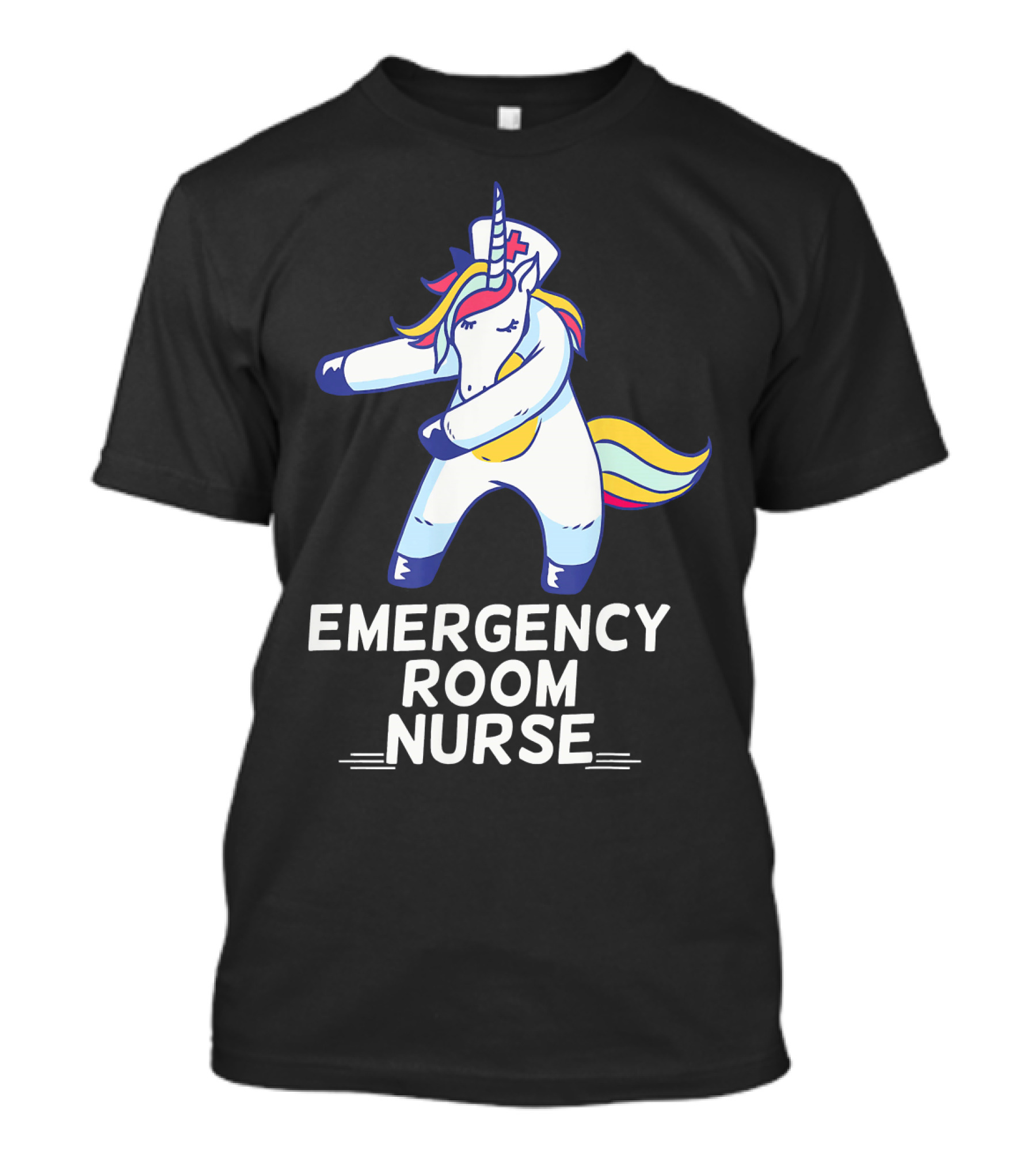Emergency Room Nurse Unicorn Floss Dance T-Shirt