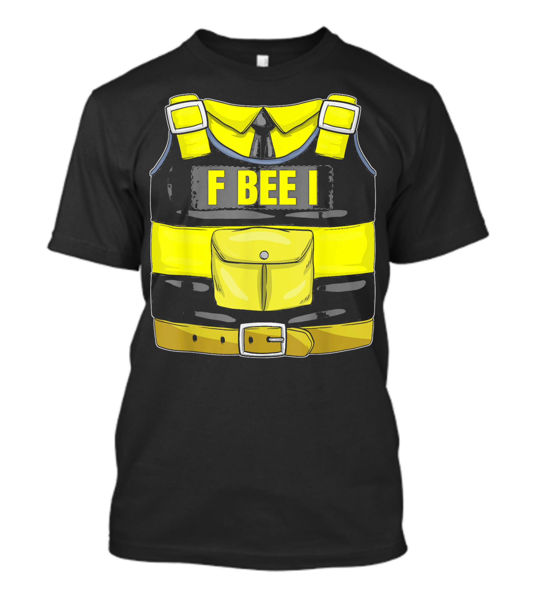 F Bee I Police Vest Costume Be T-Shirt