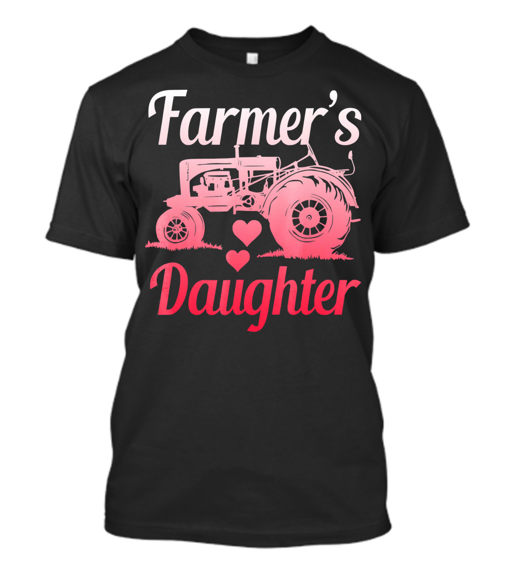 Farmer's Daughter Love With Tractor T-Shirt