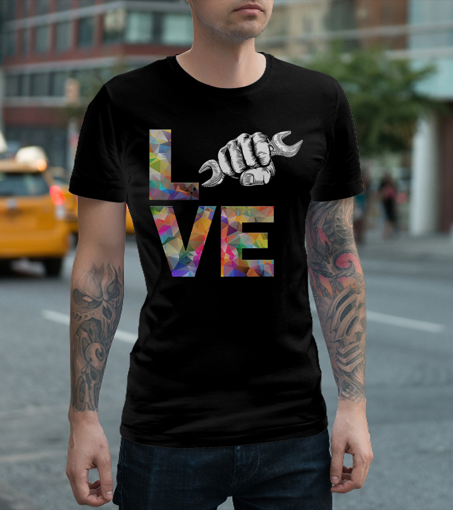 HVACR Mechanic Love Heating Wrench T-Shirt