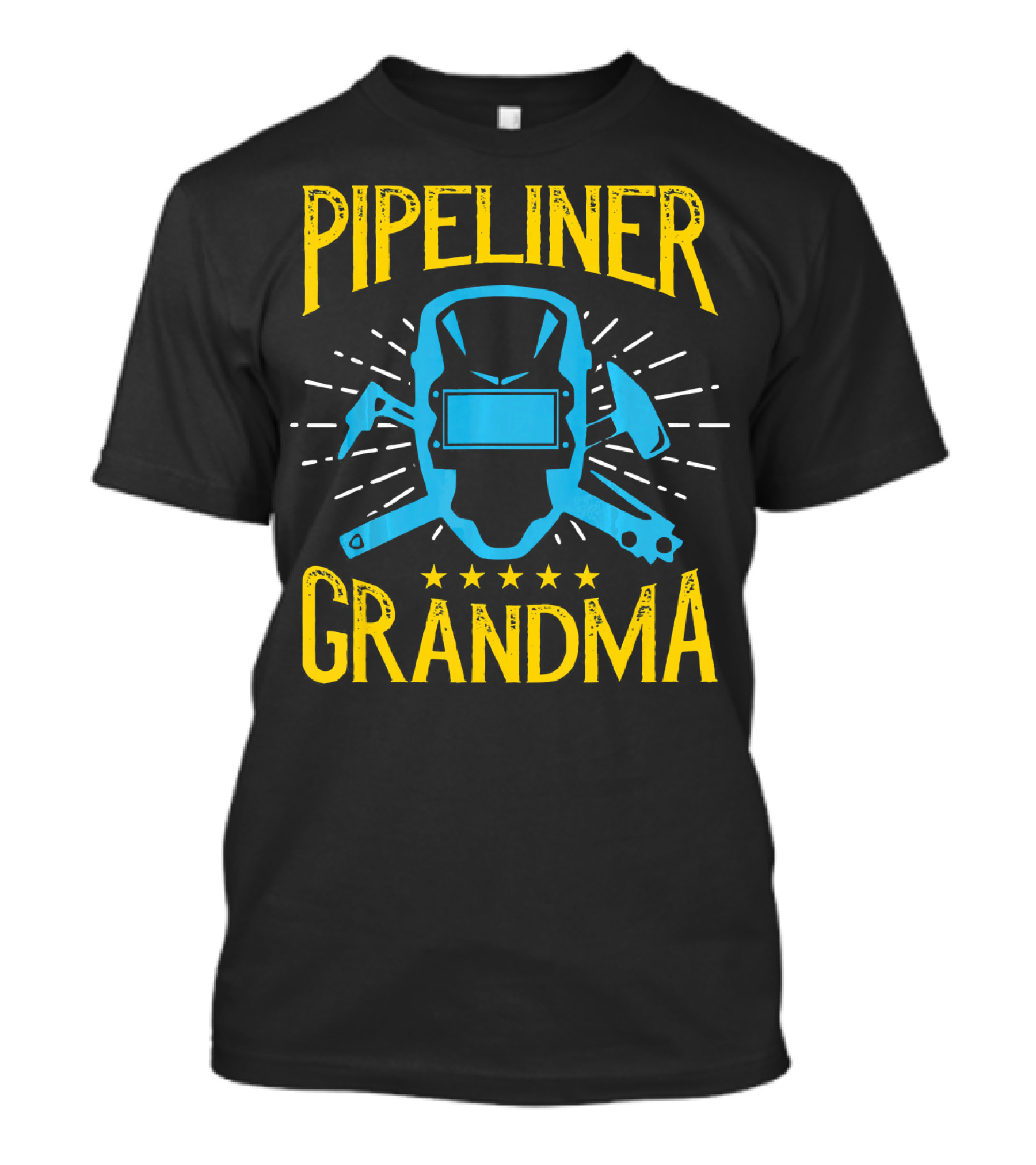 Pipeliner Grandma Welder Helmet And Tools T-Shirt