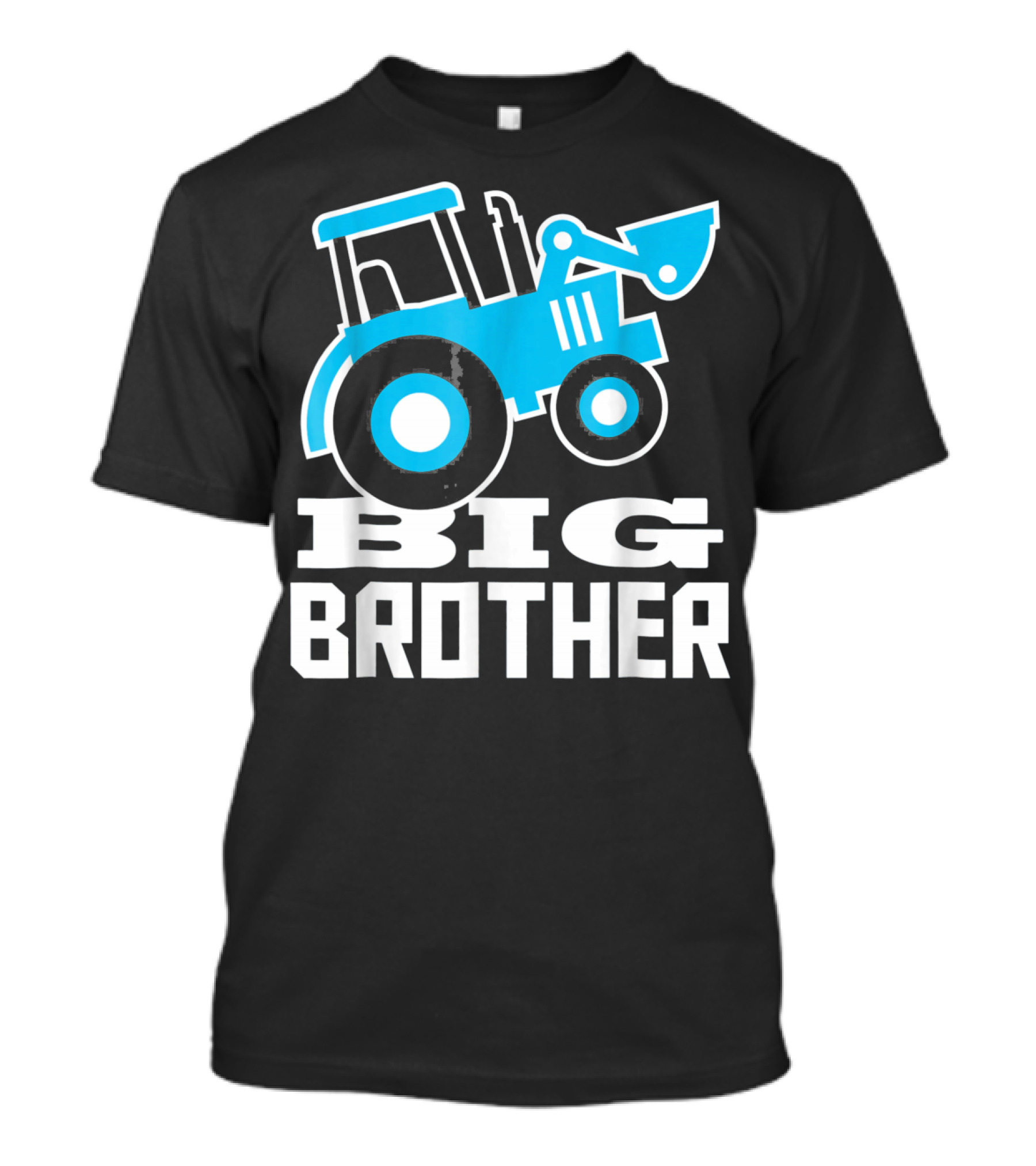 Funny Big Brother Blue Tractor Toy Truck T-Shirt