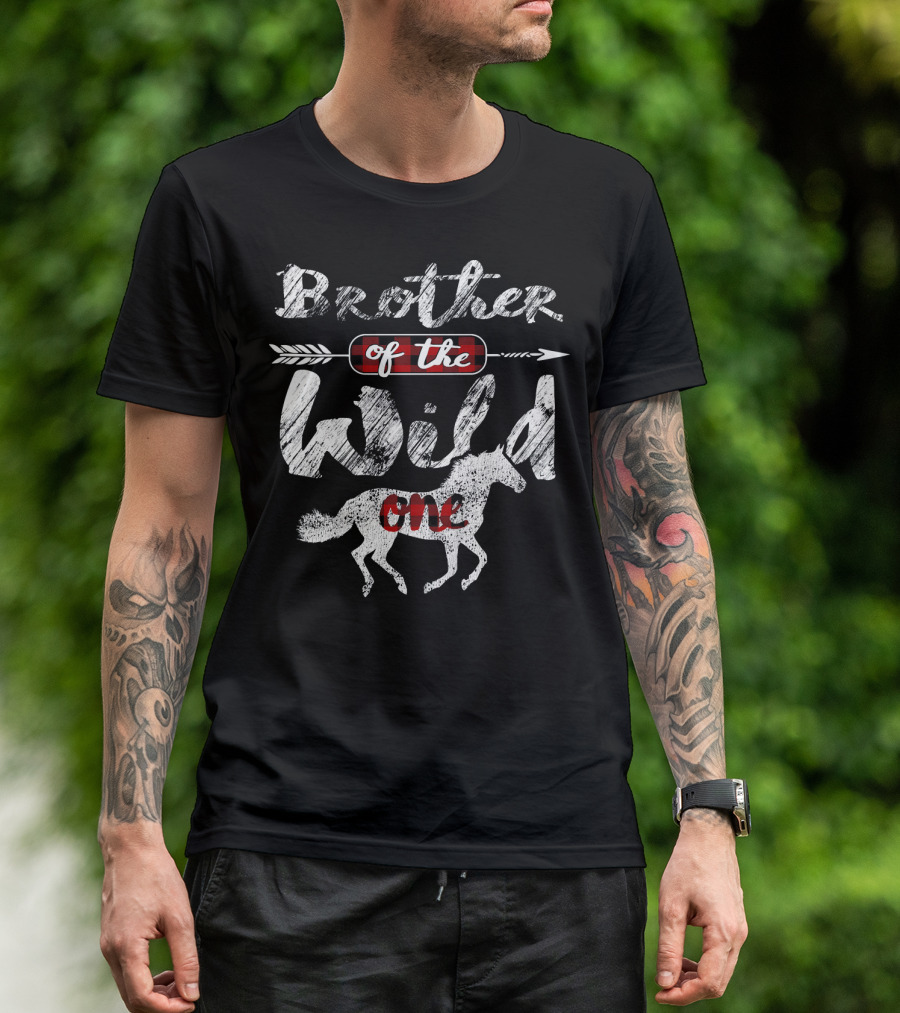 Brother Of The Wild One Horse Arrow T-Shirt