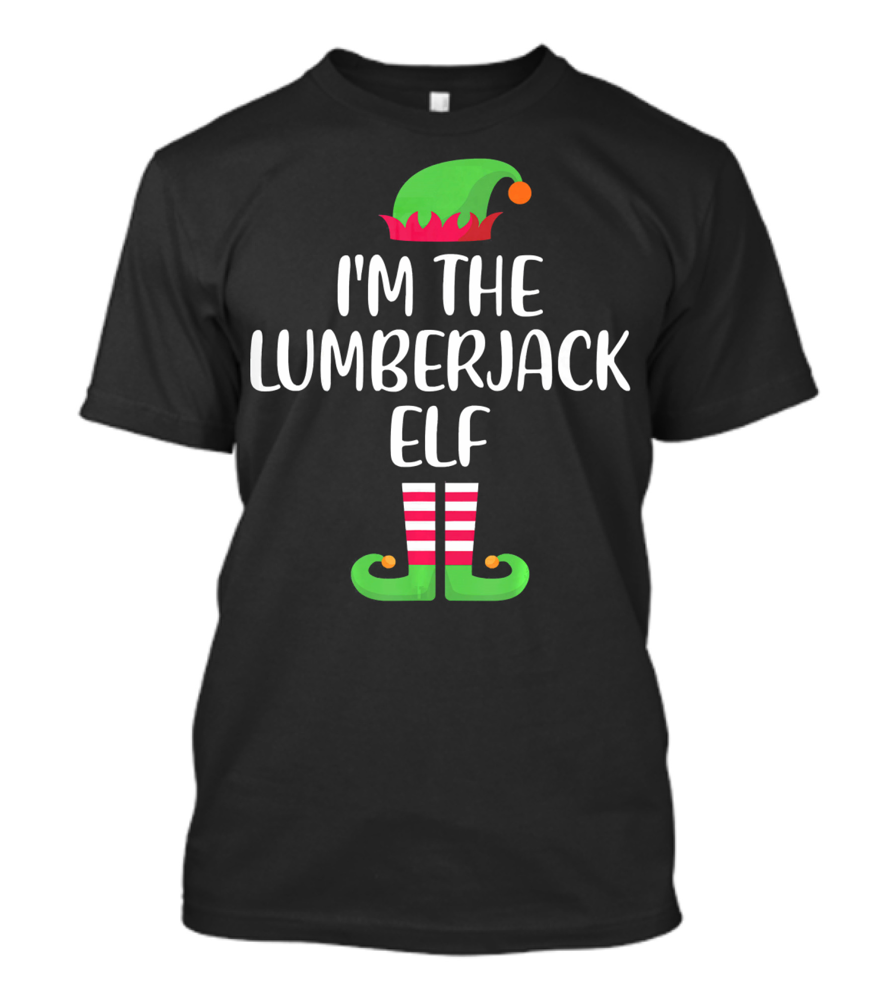 I'm The Lumberjack Elf Family Group Matching Christmas T-Shirt