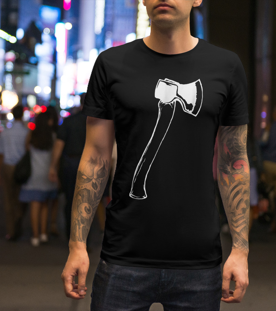 Lumberjack Axe Swinging Classic Woodcutter Tool T-Shirt