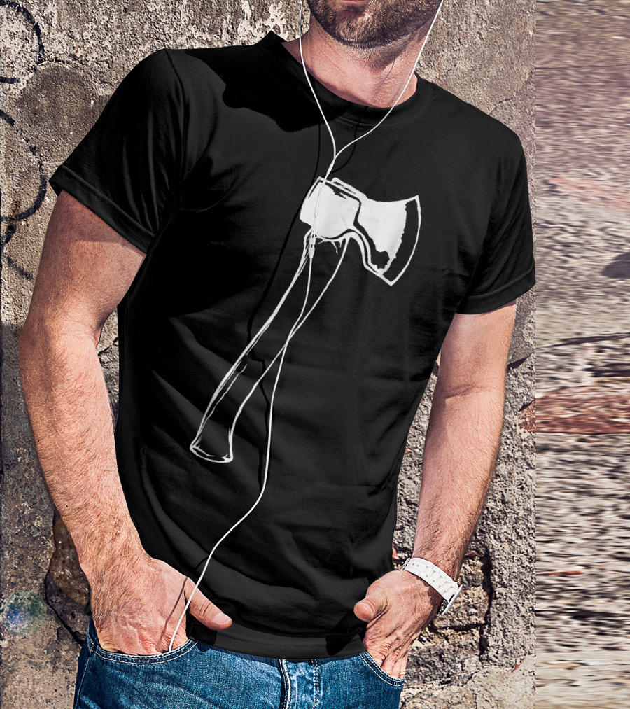 Lumberjack Axe Swinging Classic Woodcutter Tool T-Shirt