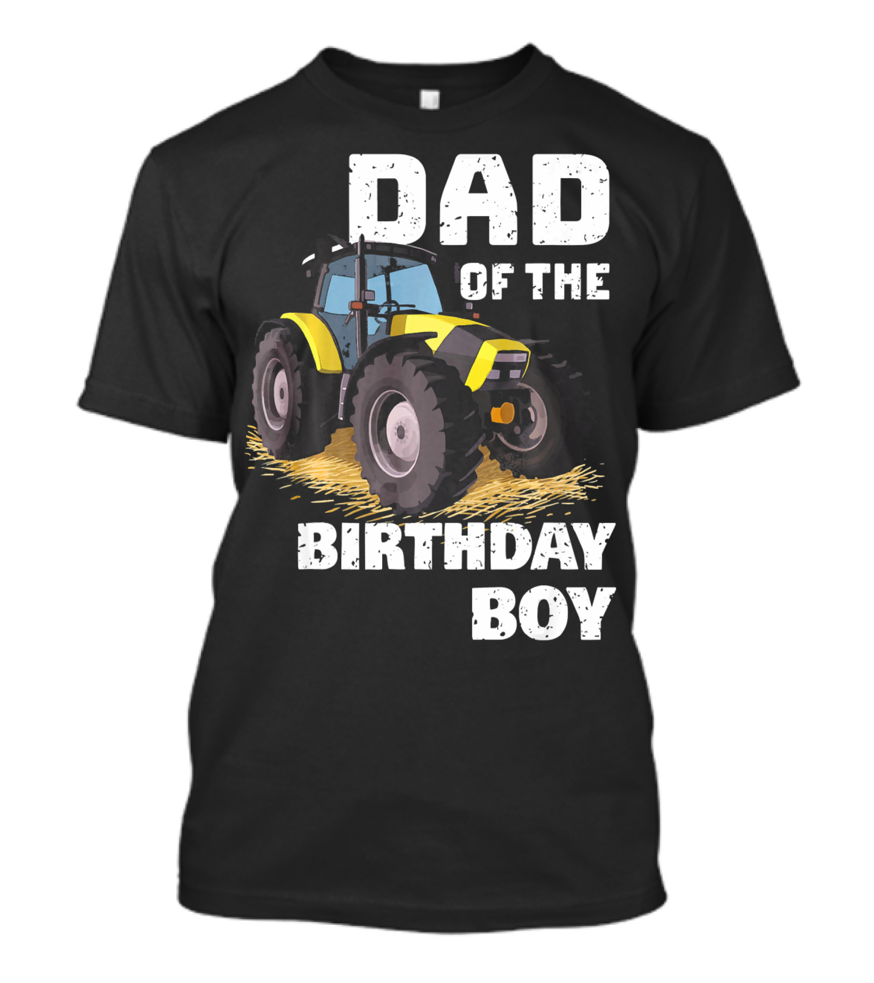 Dad Of The Birthday Boy Farm Tractor T-Shirt