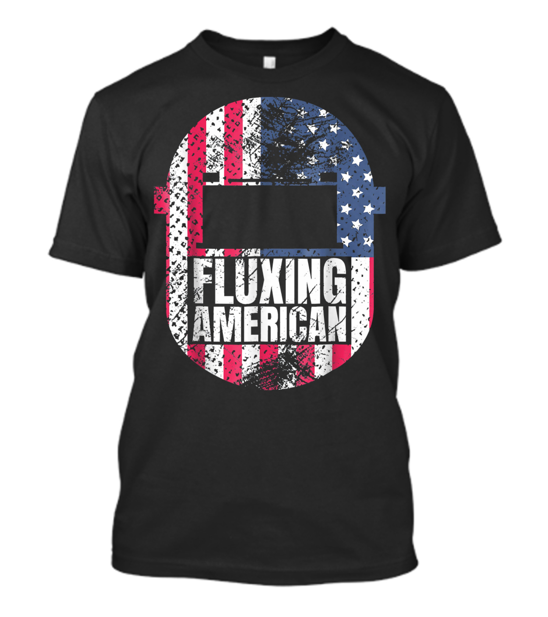 Fluxing American Patriotic Welder Dad Welders T-Shirt