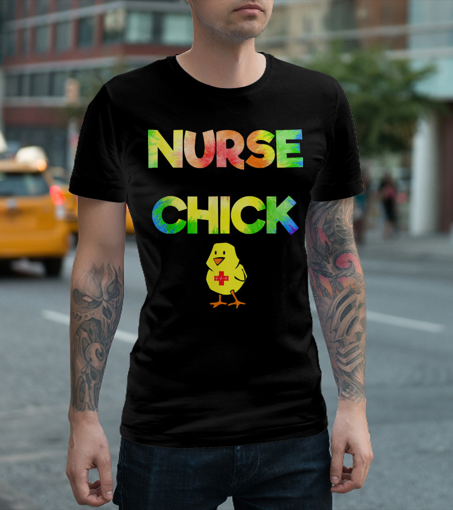 Nurse Chick Rainbow Cool Nursing T-Shirt
