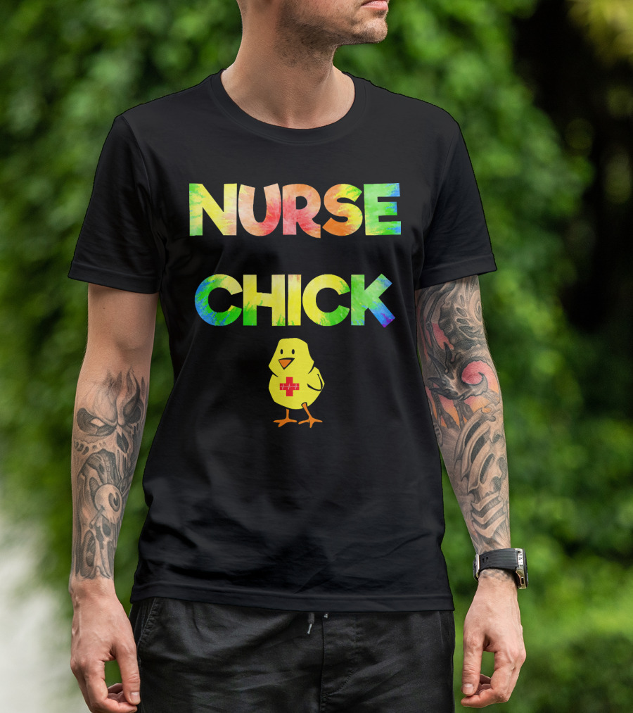 Nurse Chick Rainbow Cool Nursing T-Shirt