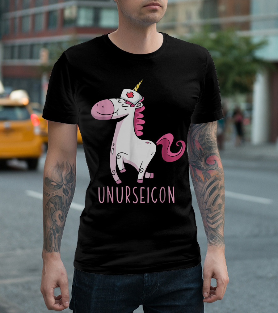 Unurseicon Nurse Unicorn Nursing Student T-Shirt