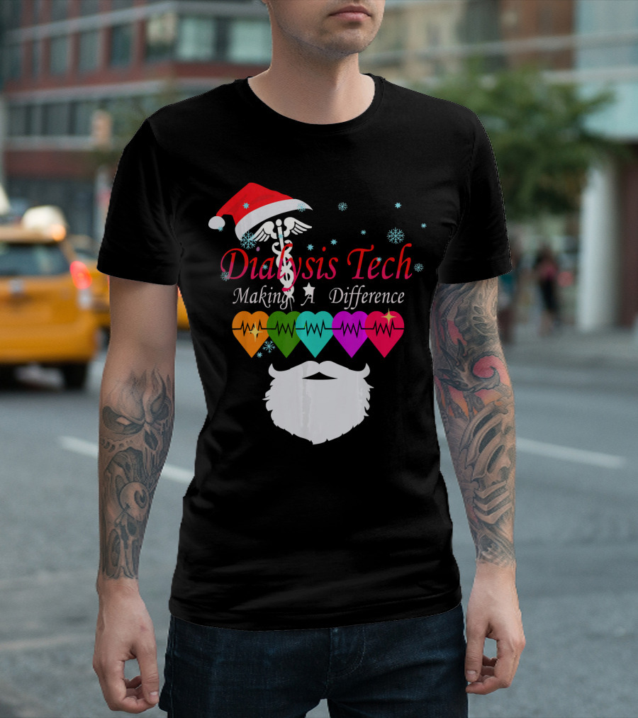 Santa's Favorite Dialysis Tech Making a Difference T-Shirt