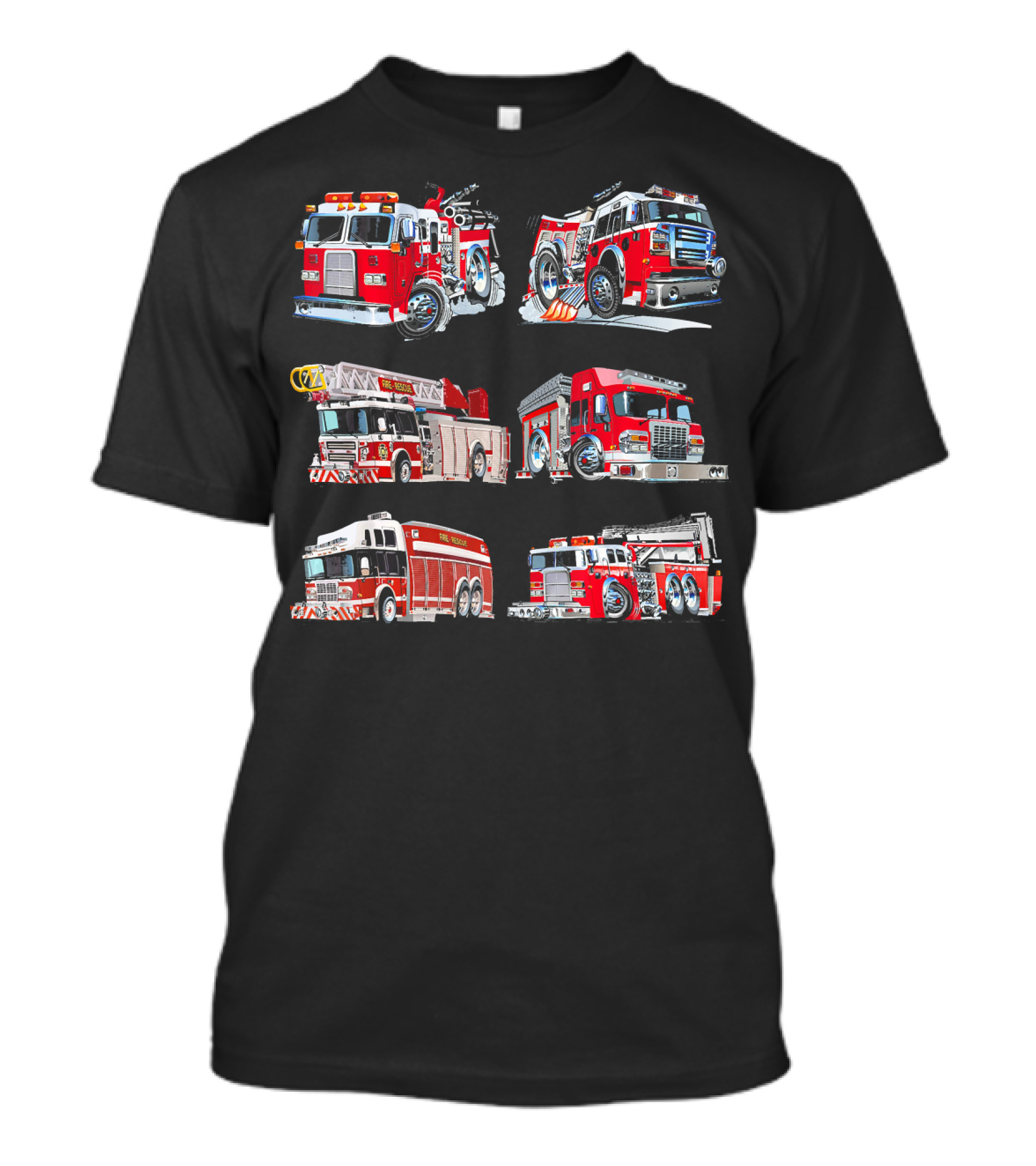 Types Of Fire Truck For Boy Toddler Kids T-Shirt