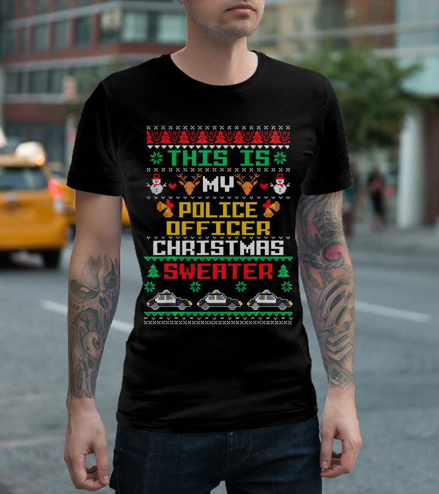 THIS IS MY POLICE OFFICER CHRISTMAS T-Shirt