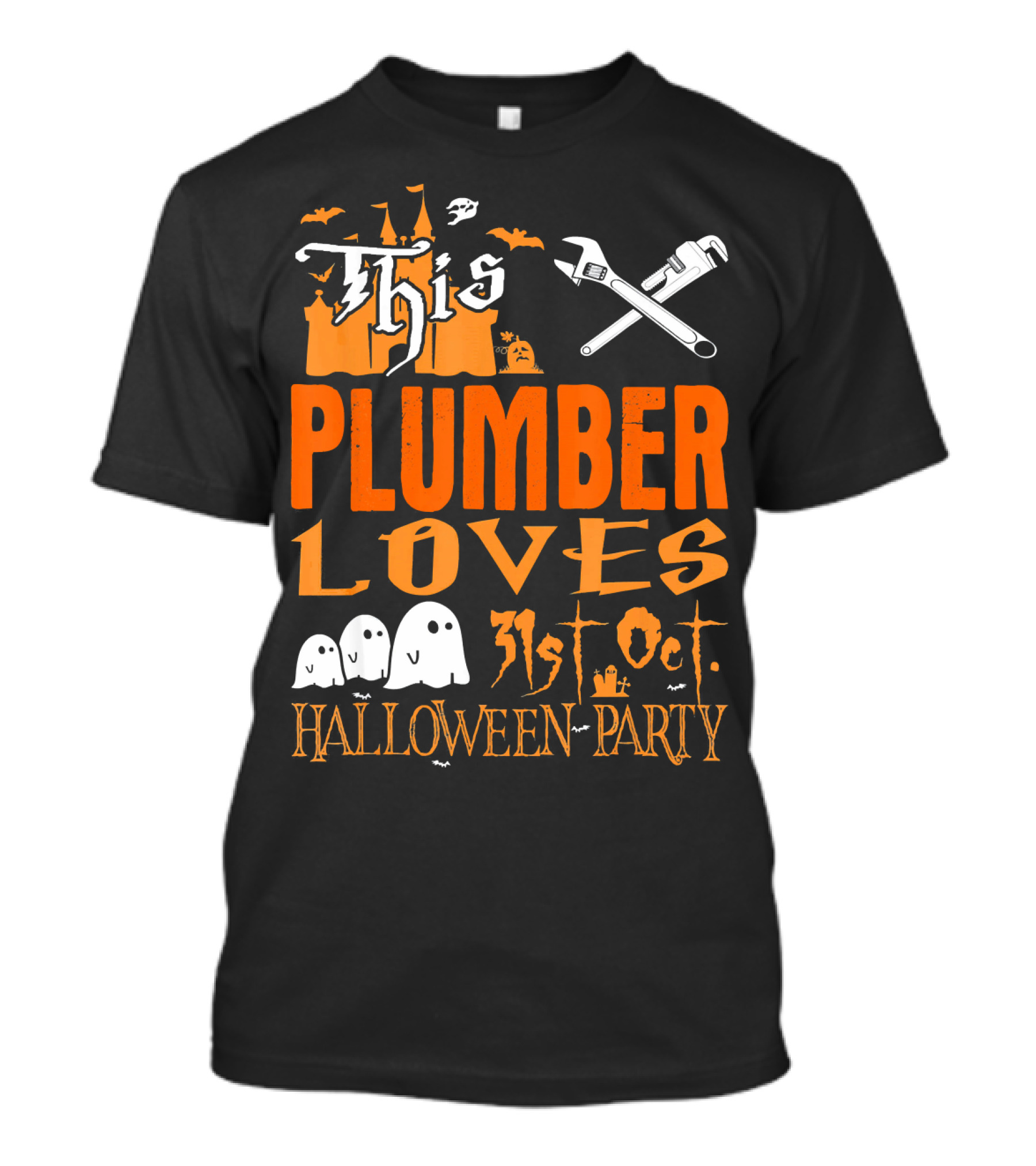 This Plumber Loves 31st Oct Halloween Party T-Shirt