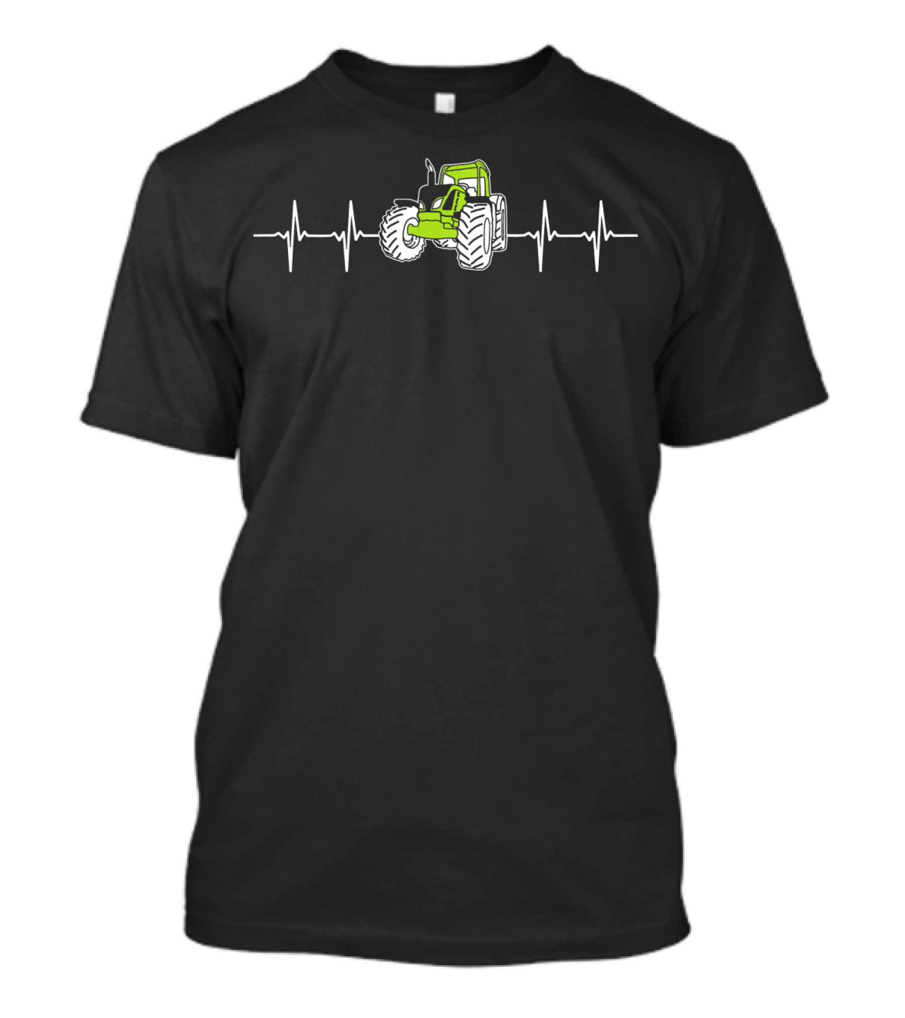 Tractor Heartbeat EKG Pulse T-Shirt