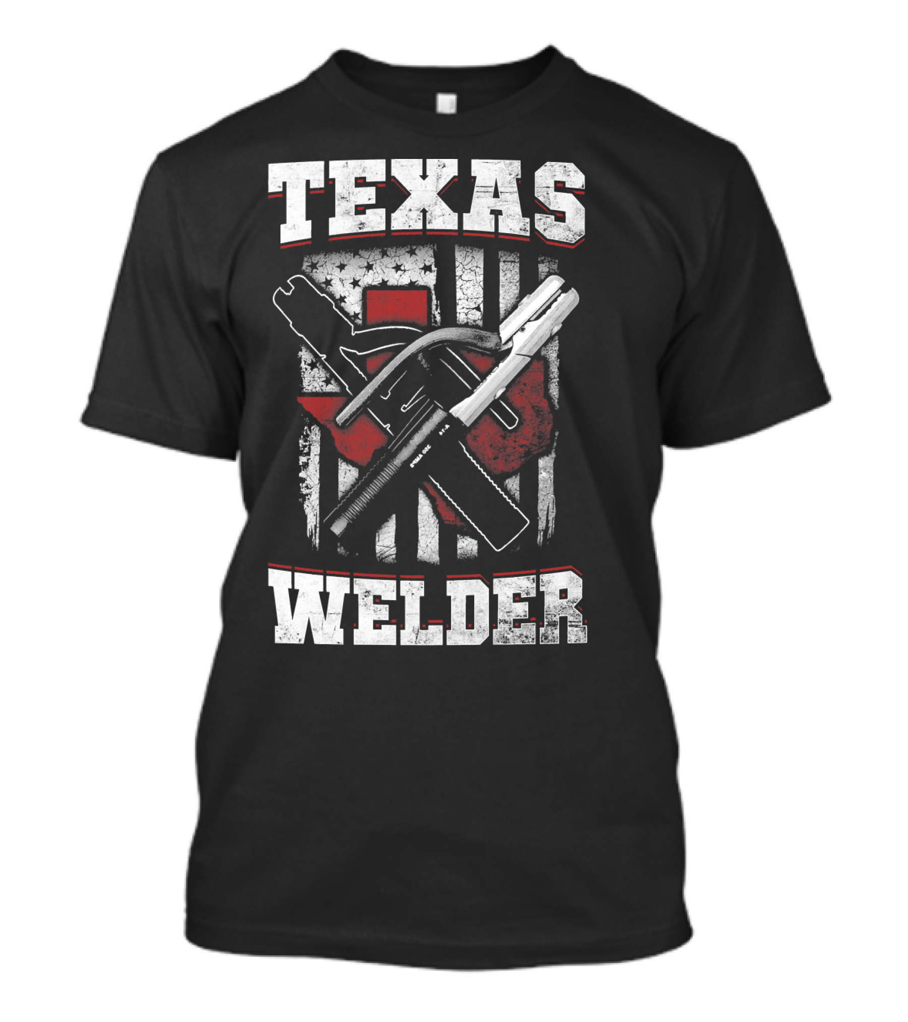Texas Welder Longsleeve American Flag Welding Tools T-Shirt