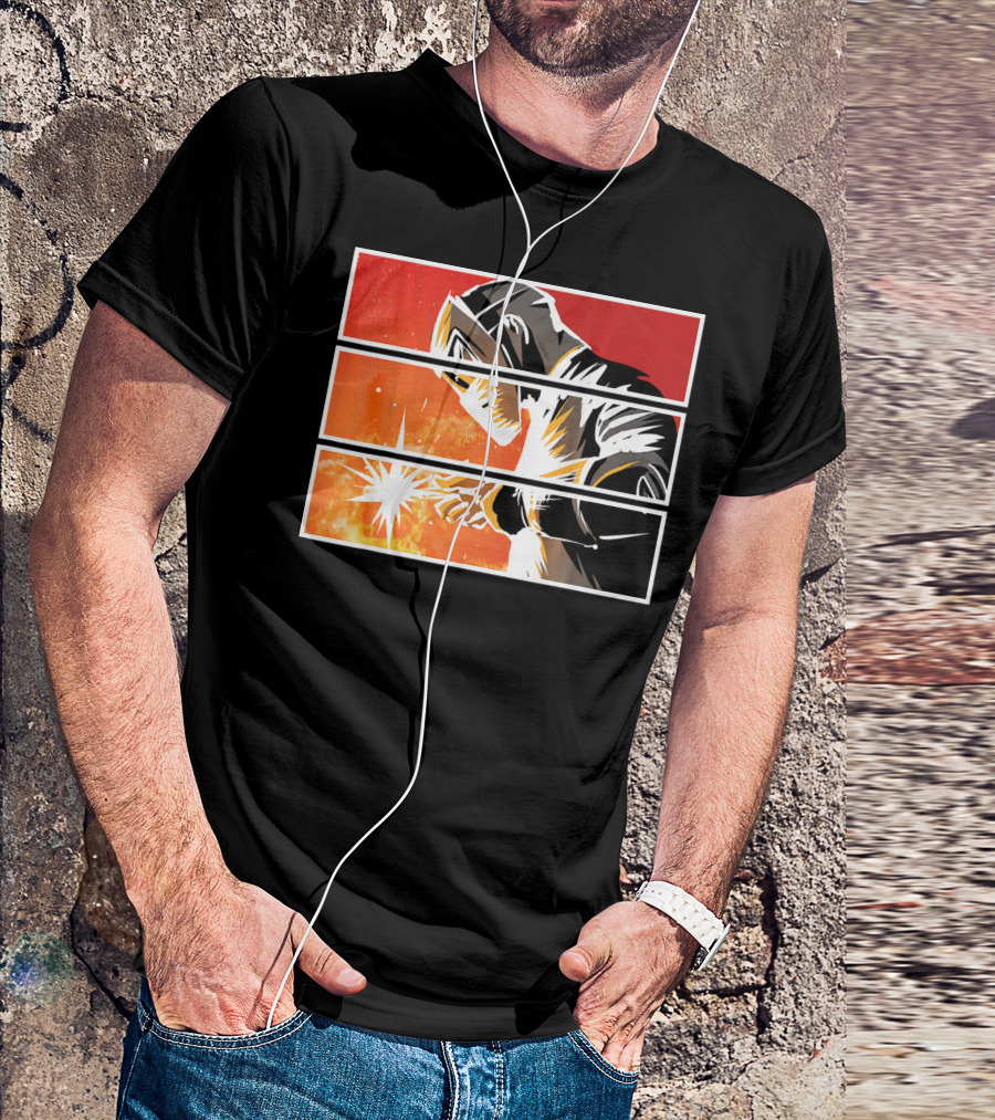 Welder For Christmas Welding Illustration With Spark And Mask In Triptych T-Shirt