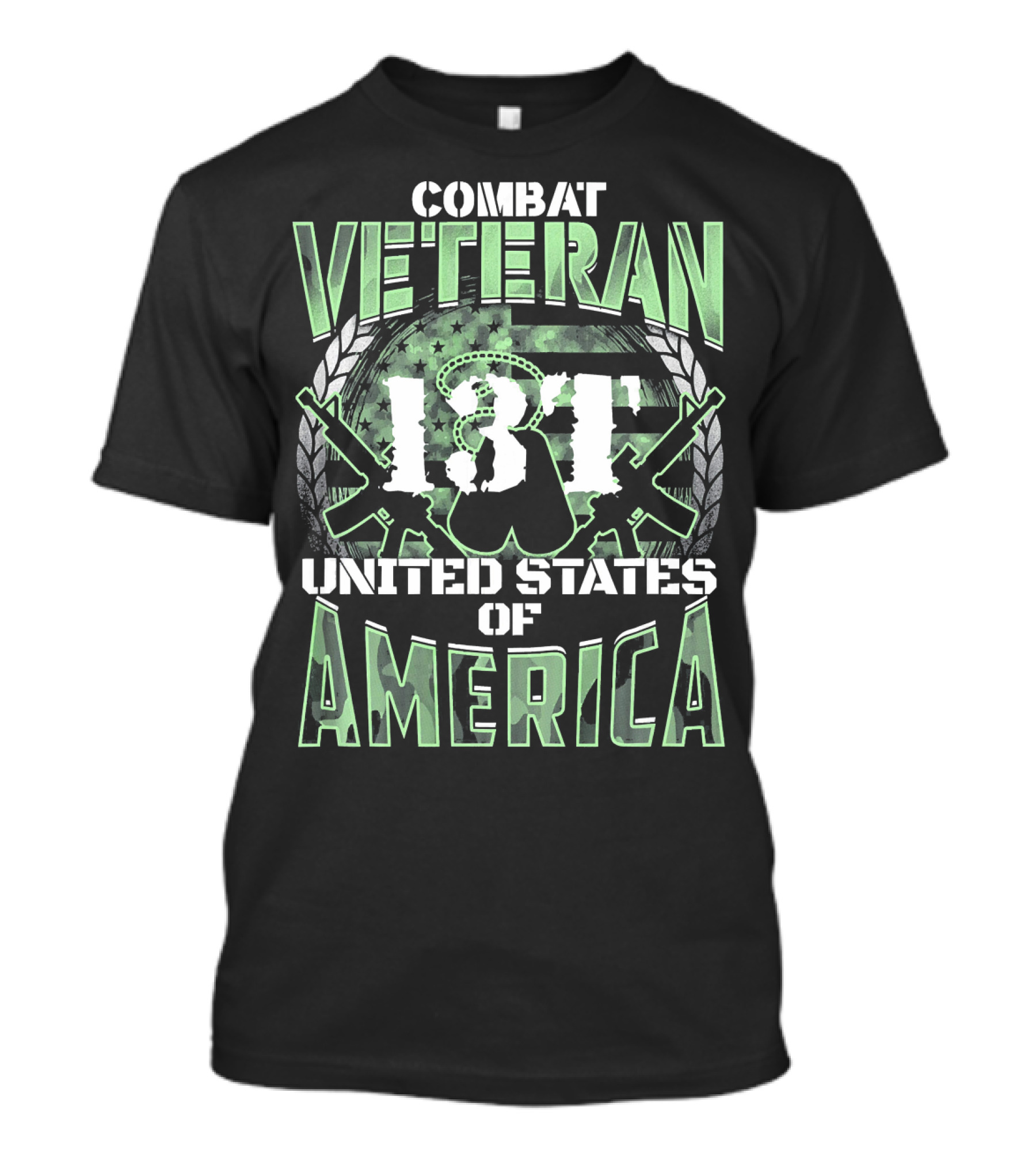 13T Combat Veteran United States Of America T-Shirt