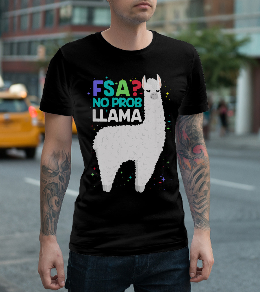 FSA Test No Prob Llama T-Shirt