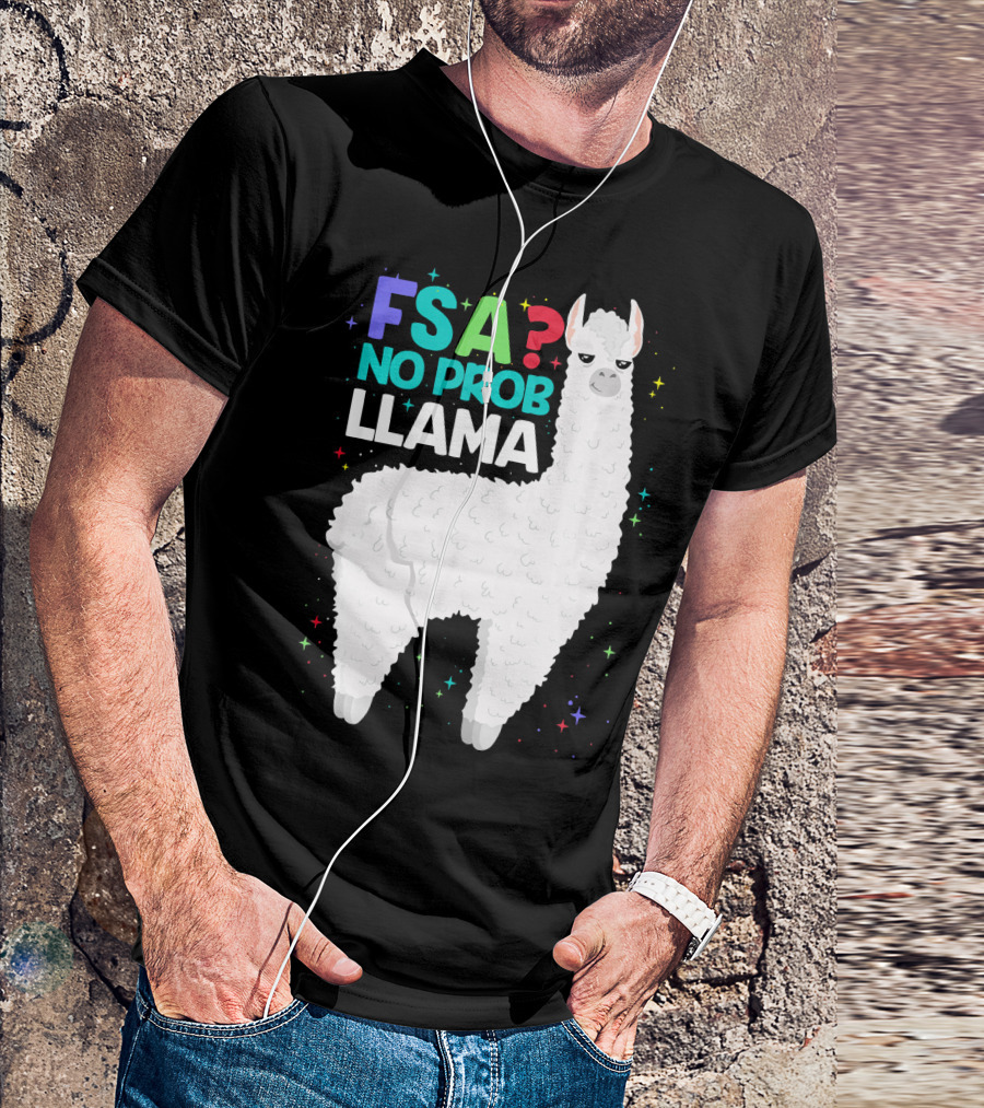 FSA Test No Prob Llama T-Shirt